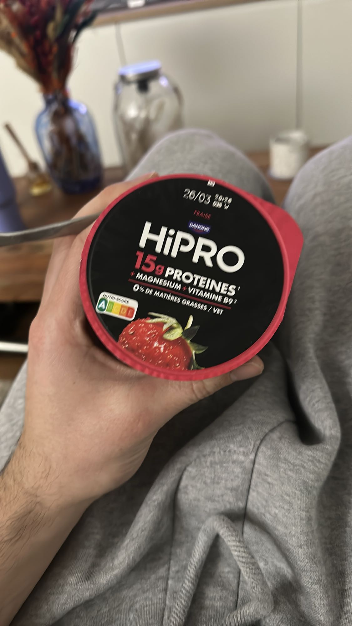 Yaourt protéiné fraise