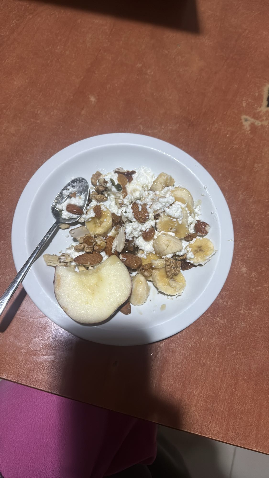 Cottage cheese fruit bowl