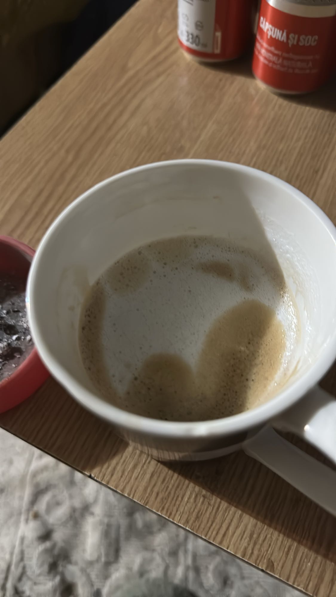 Coffee with milk foam