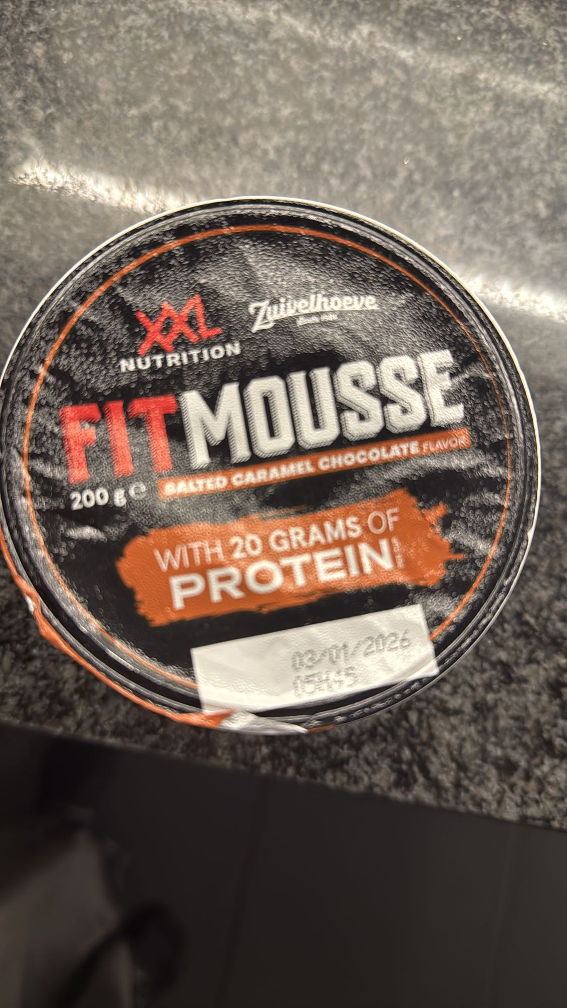 fit mousse salted caramel