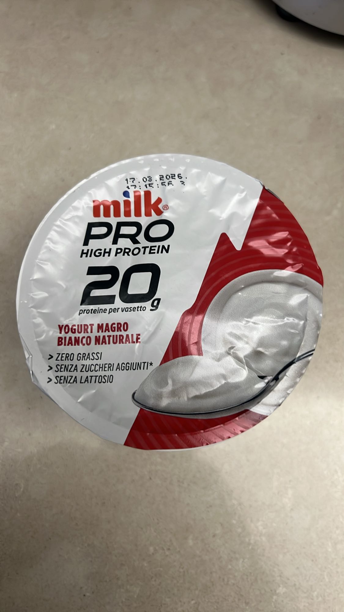 Yogurt magro proteico