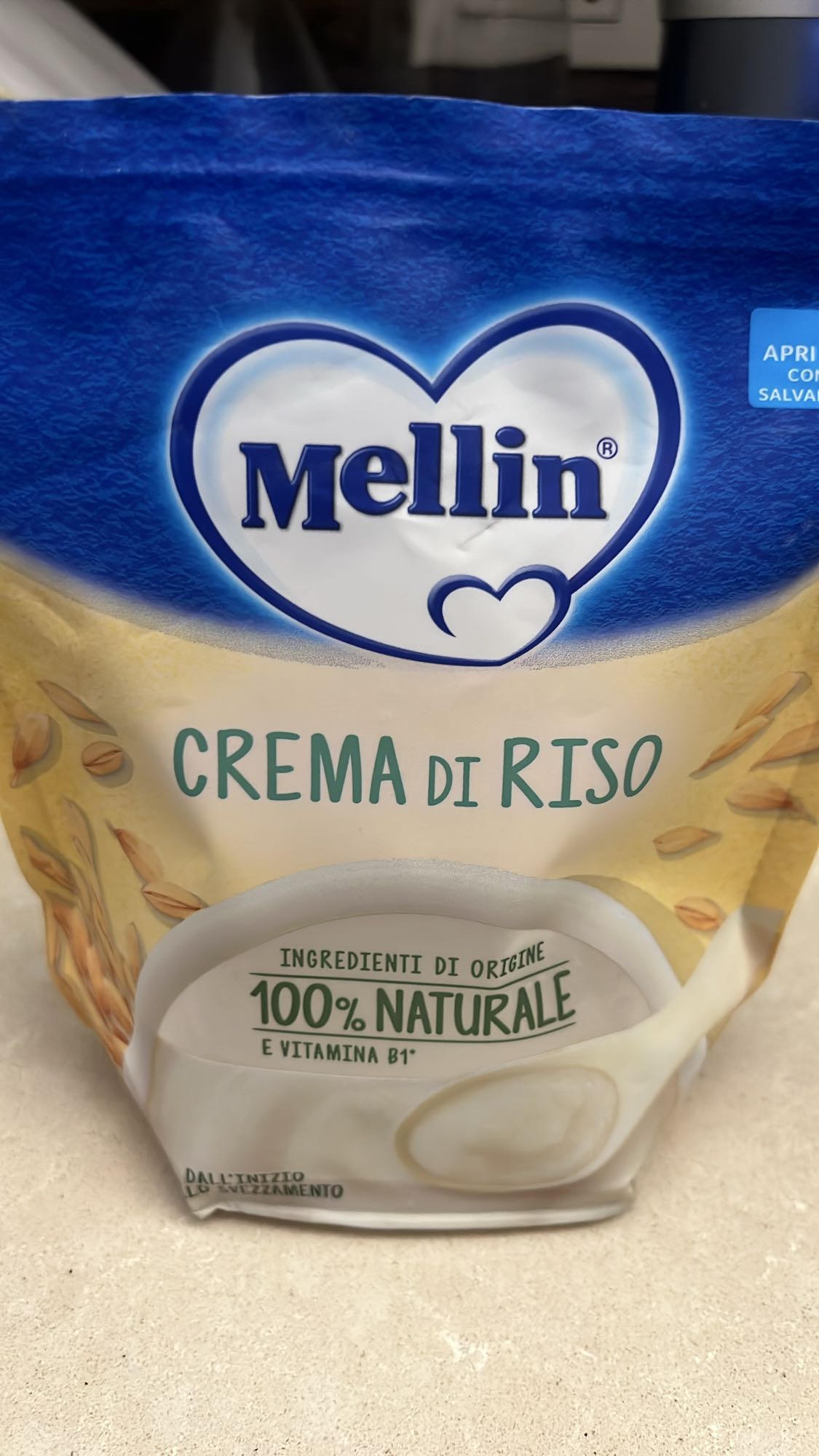 Crema di riso Mellin