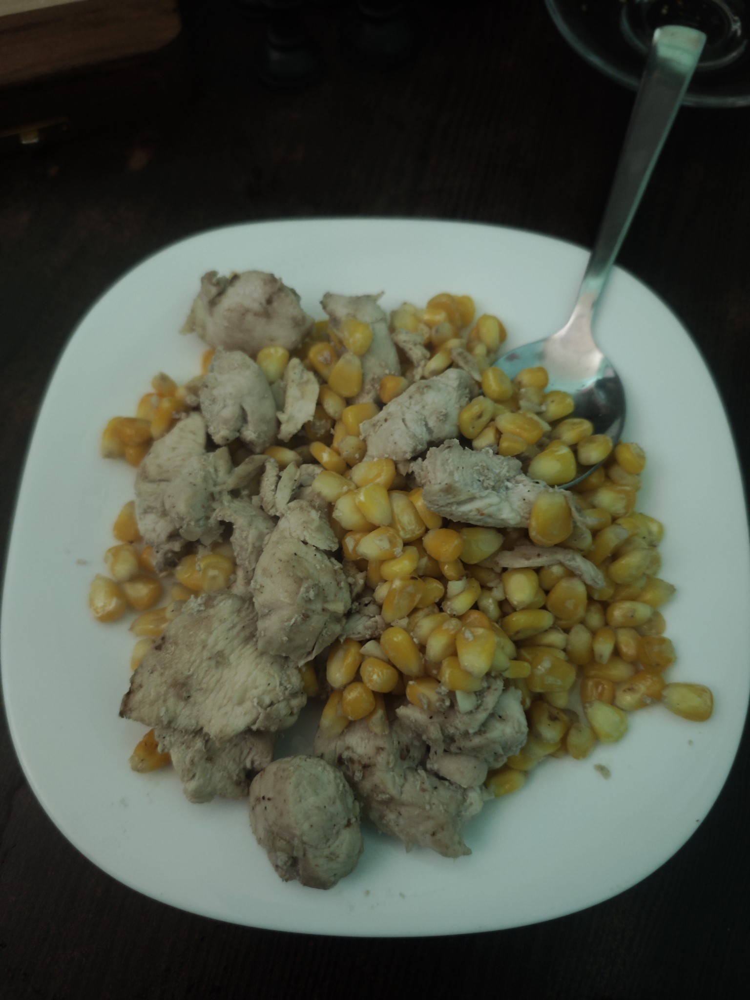 Chicken and Corn Plate