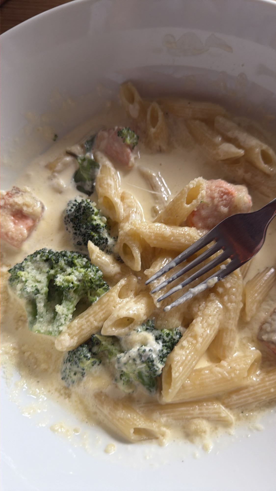 паста с брокколи и сливочным соусом