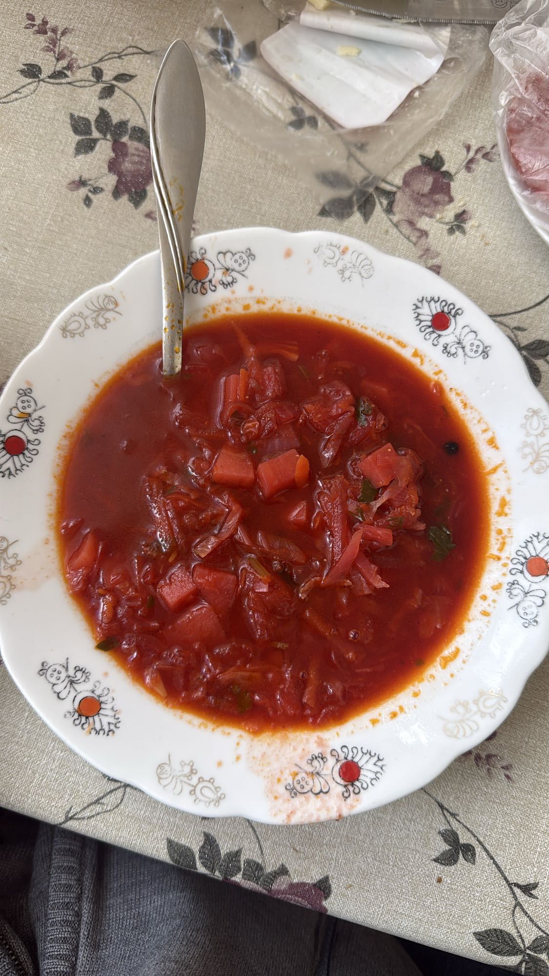 борщ овощной