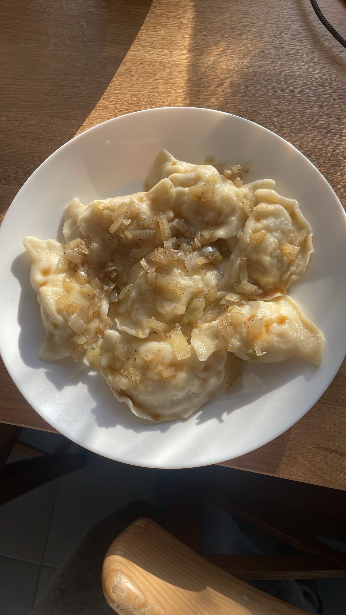 Pierogi z cebulą