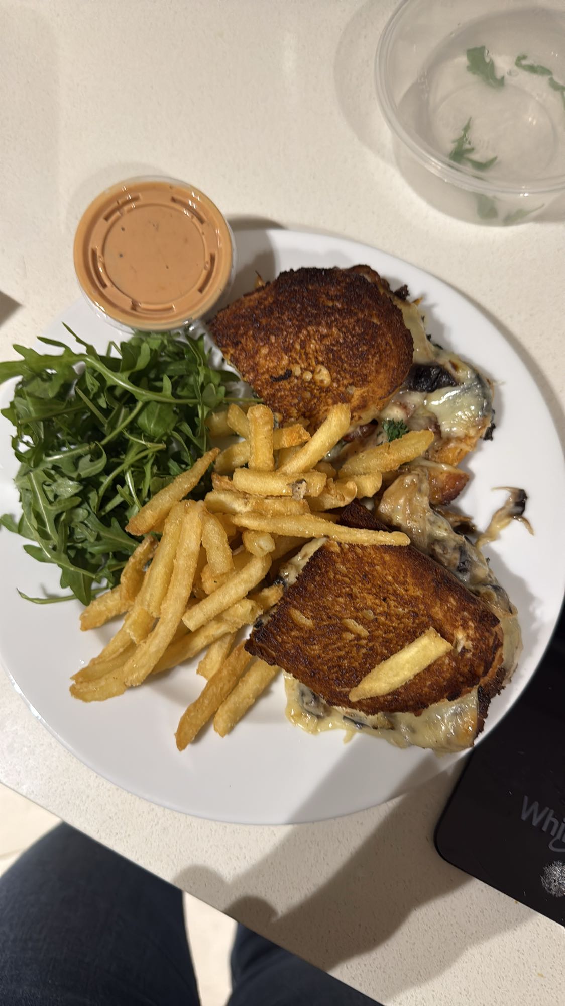 Grilled Cheese & Fries Plate