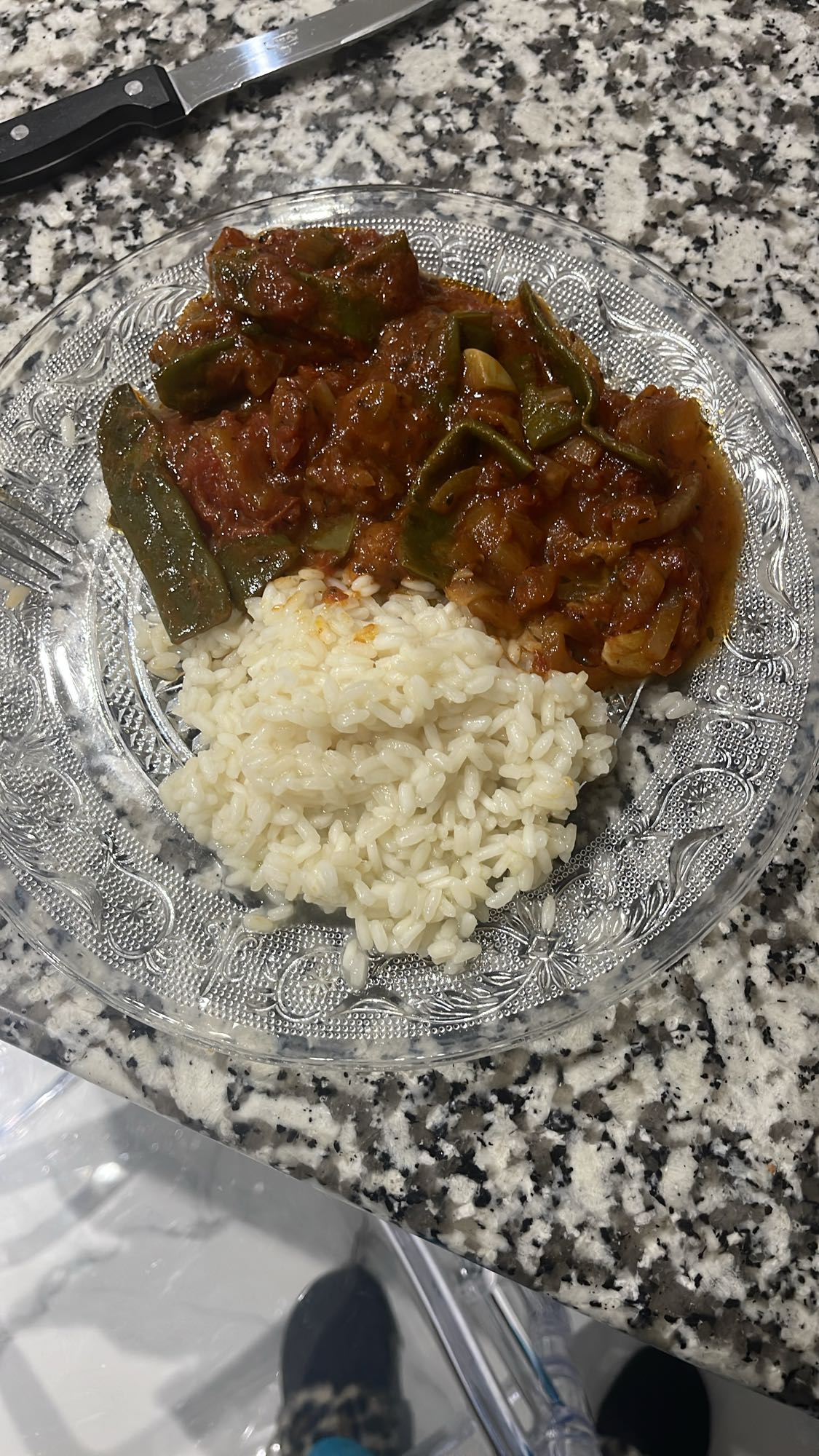 Riz et ragoût de légumes