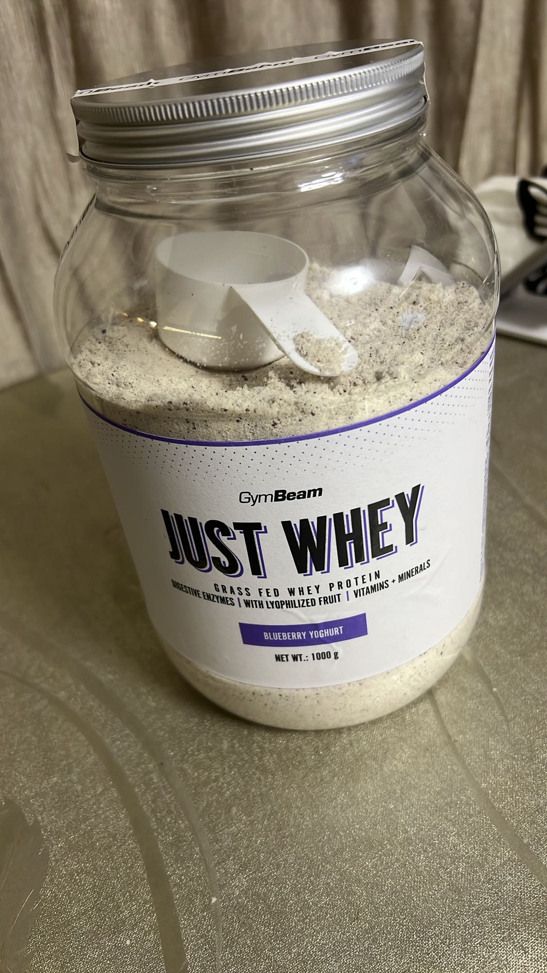 Pudră proteică afine-iaurt