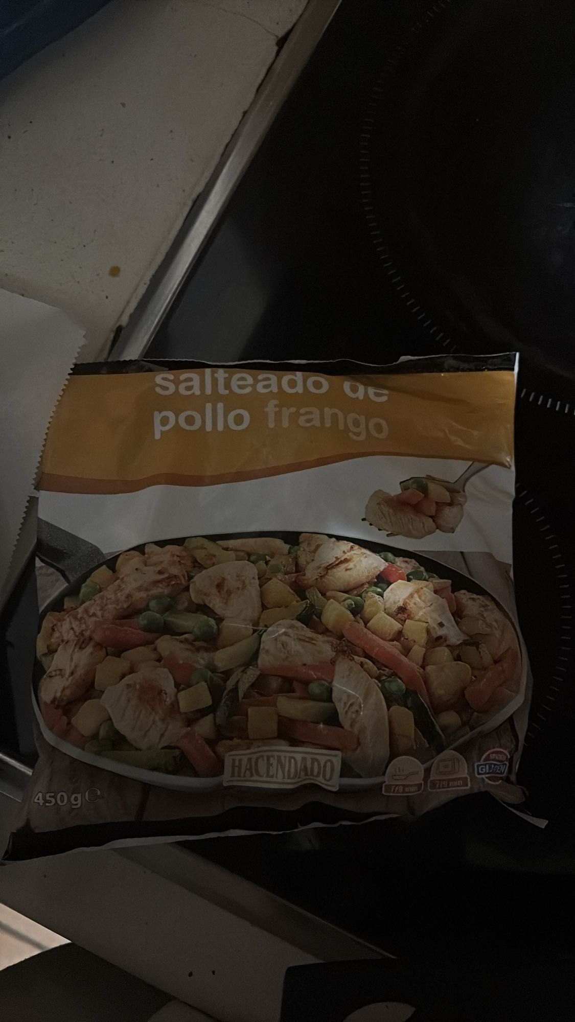 salteado de pollo y verduras