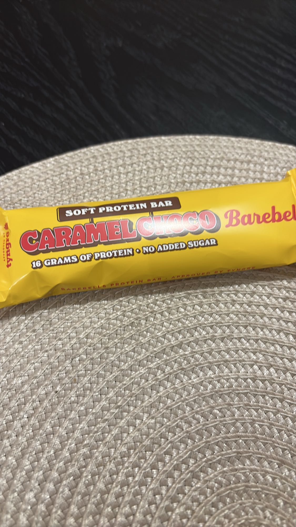 Karamellchoklad proteinbar