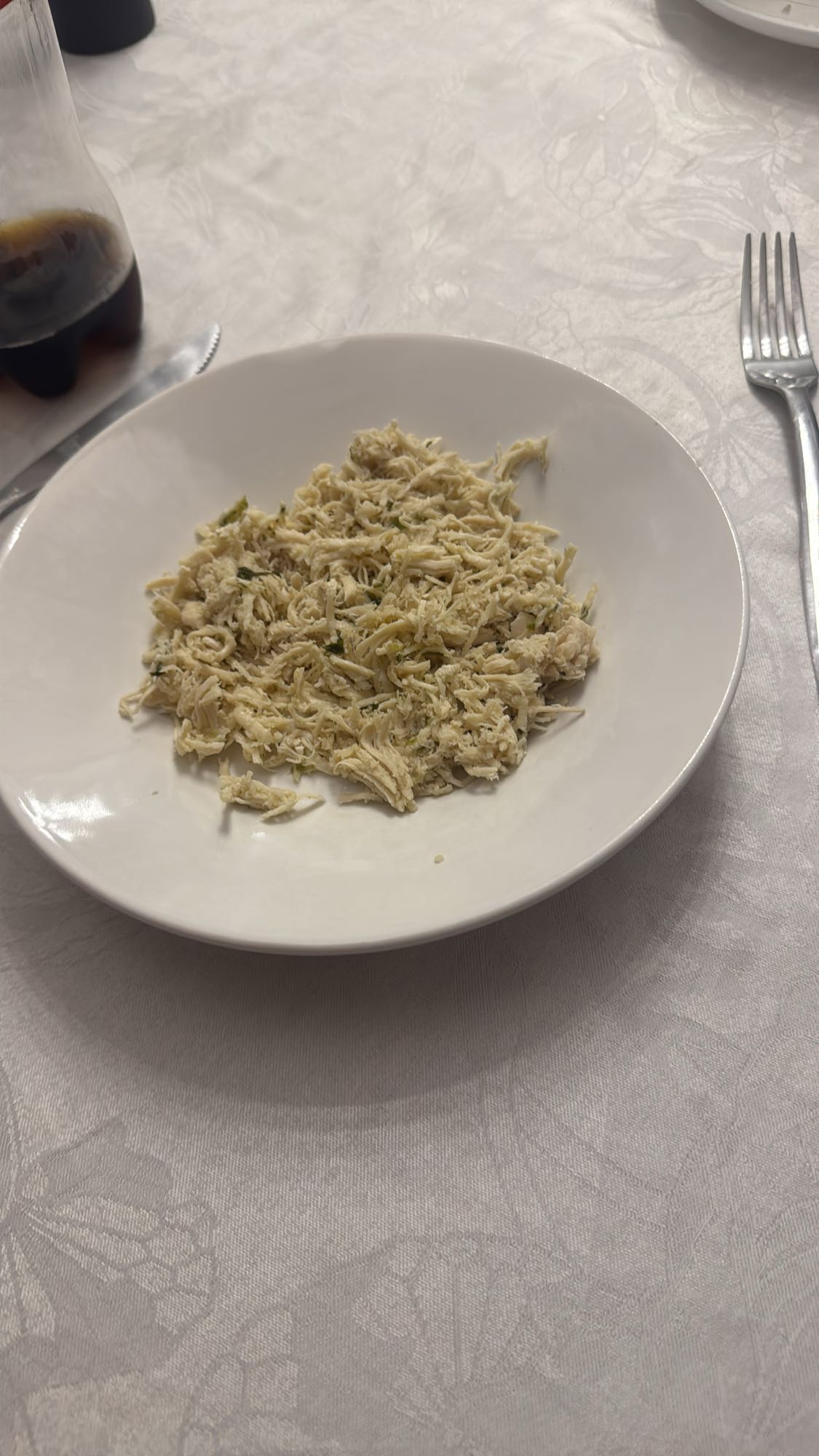 Frango desfiado simples