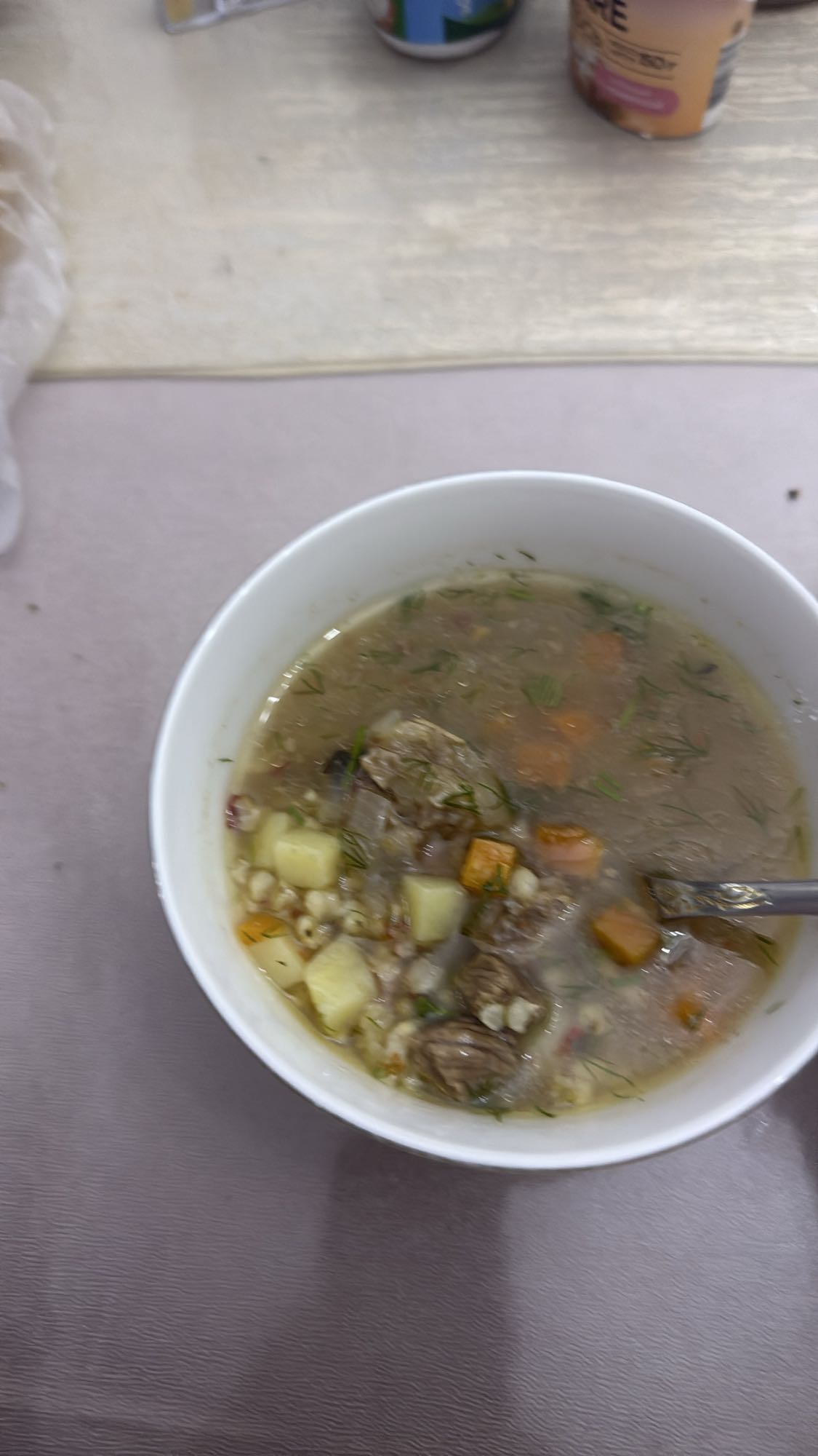 рассольник с говядиной