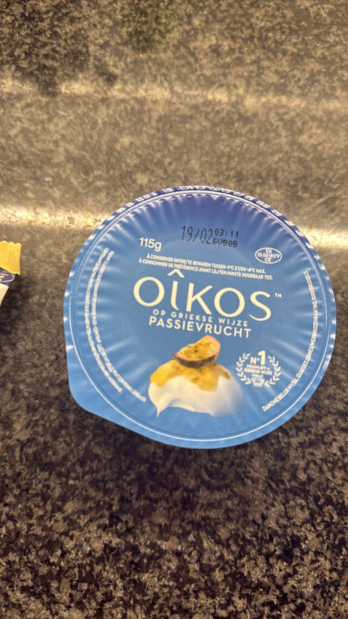 Griekse yoghurt passievrucht