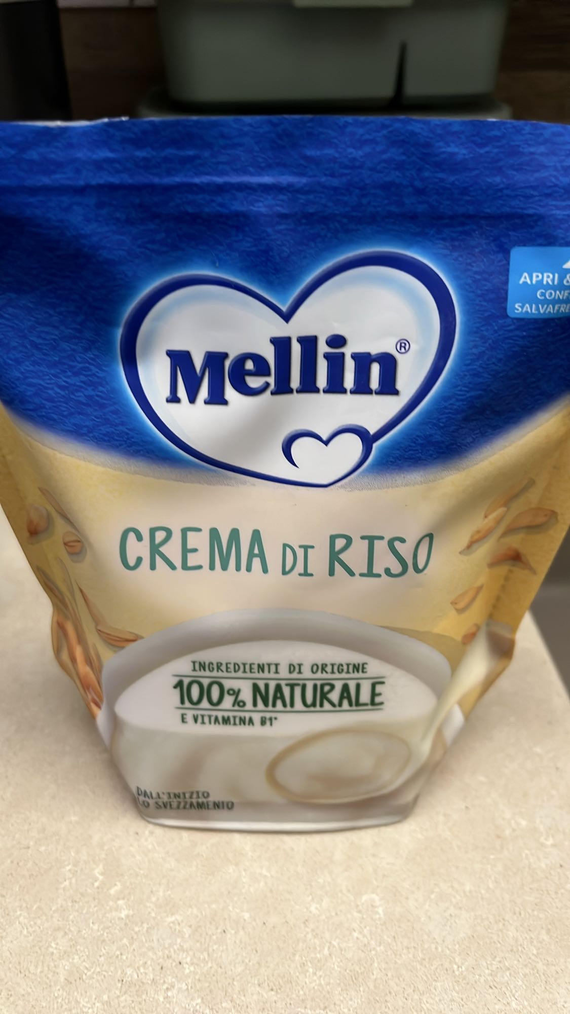 Crema di riso Mellin