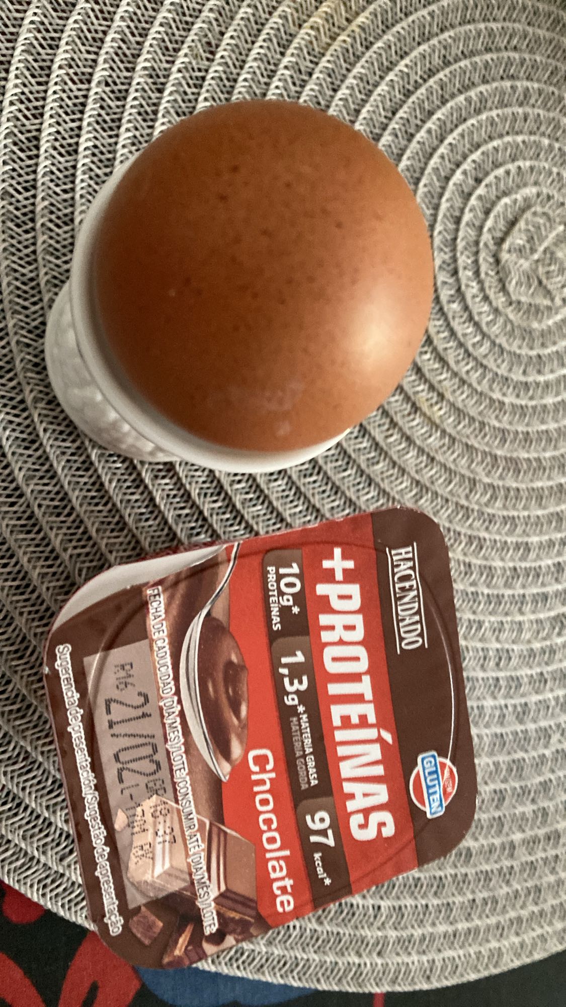 Ägg och chokladpudding