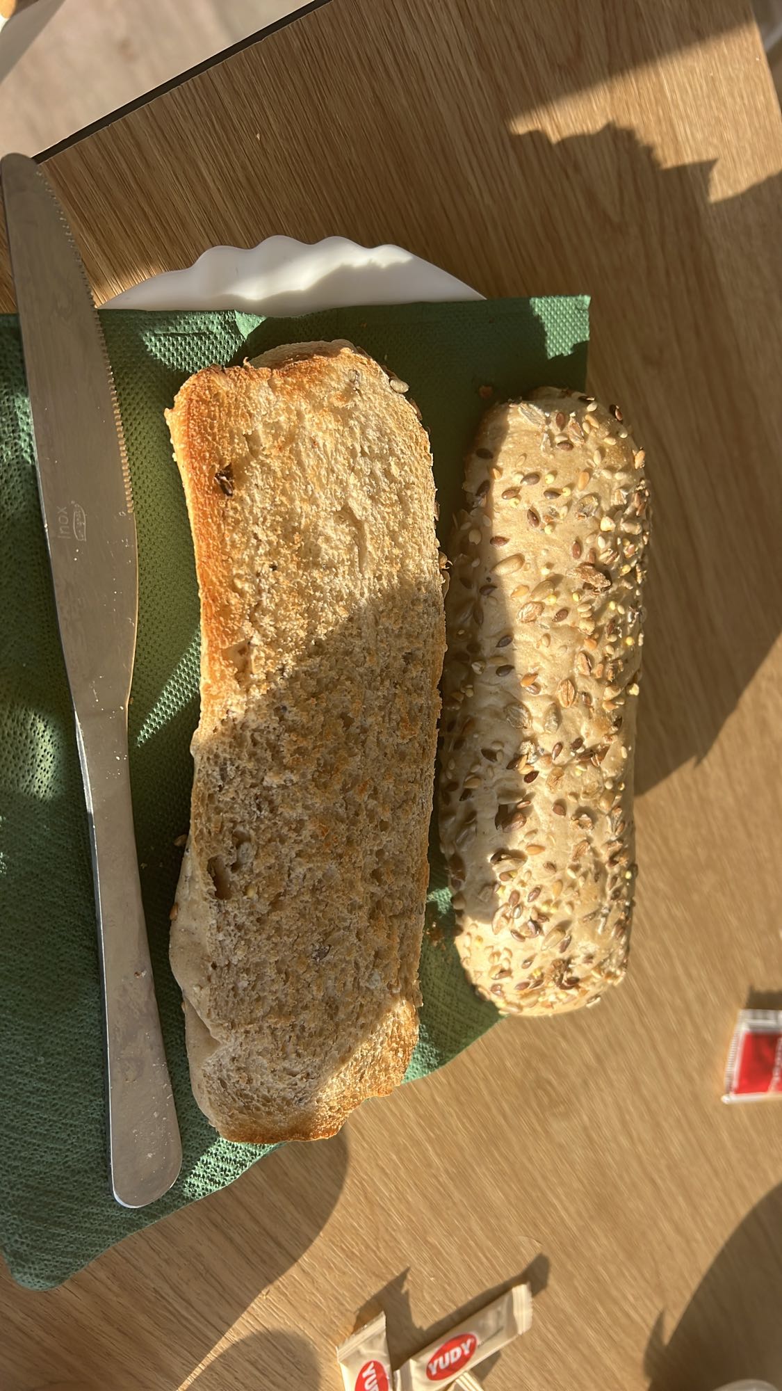 pan integral con semillas