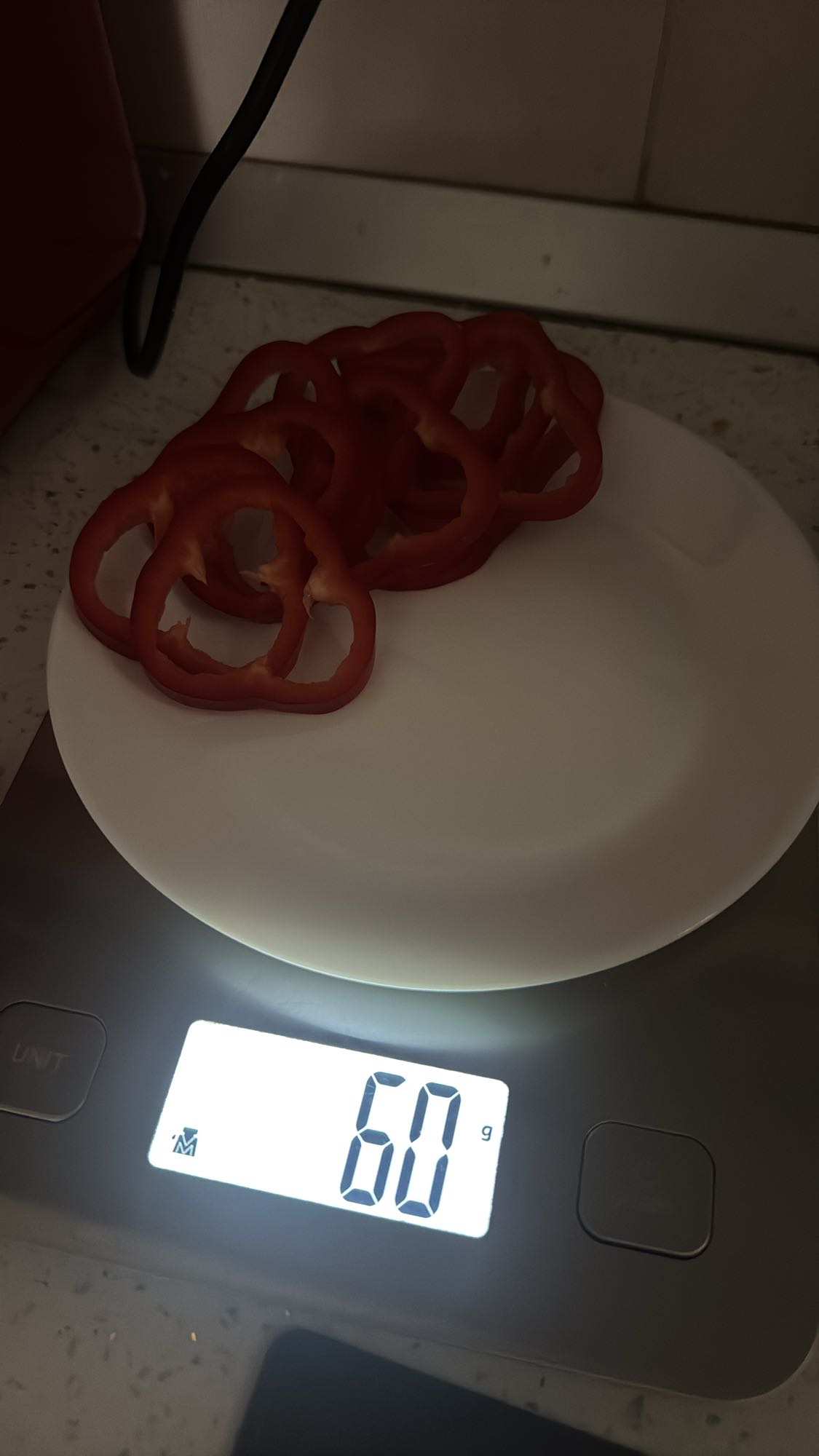Sliced Red Bell Pepper