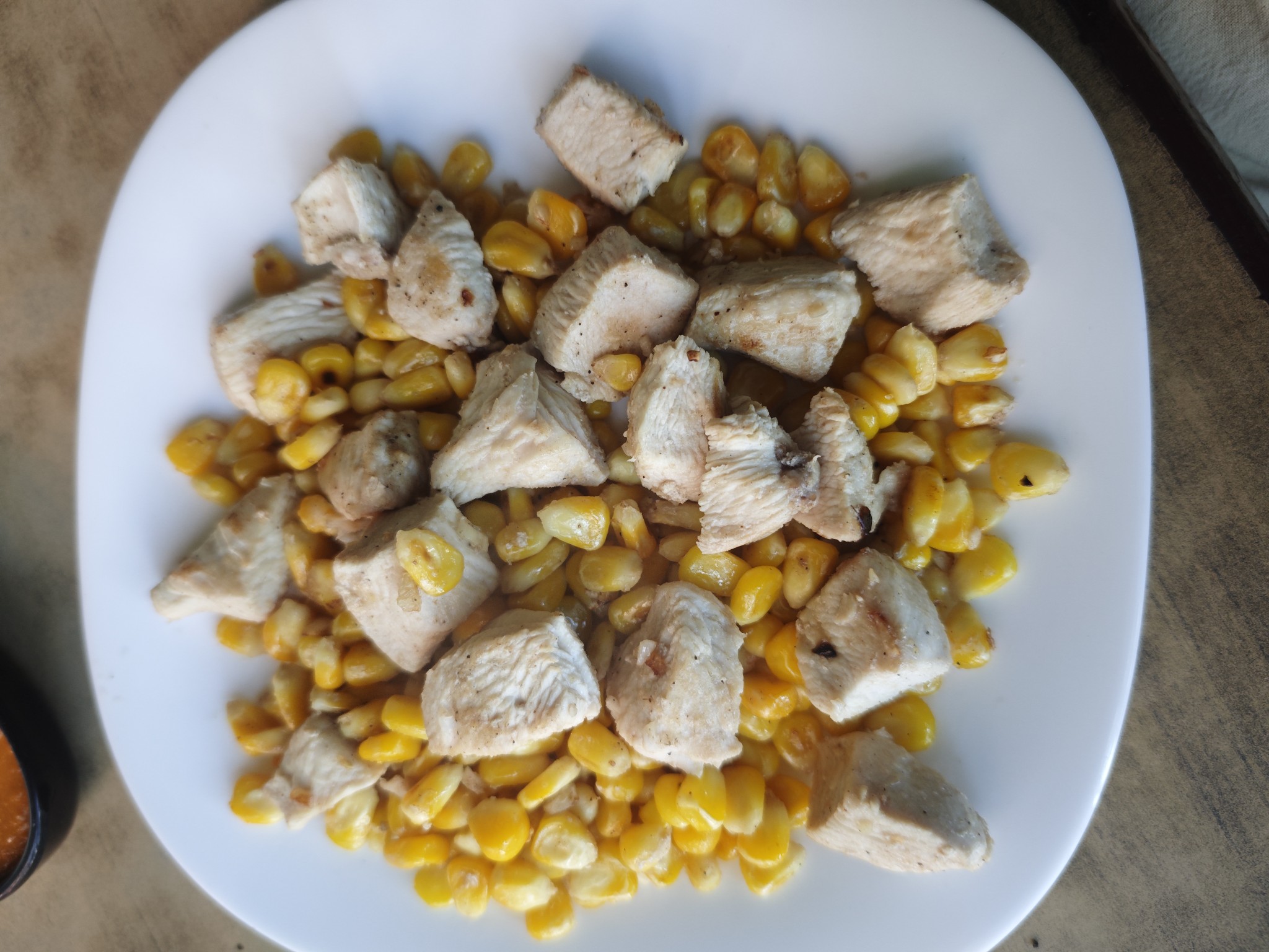 Chicken and Corn Plate