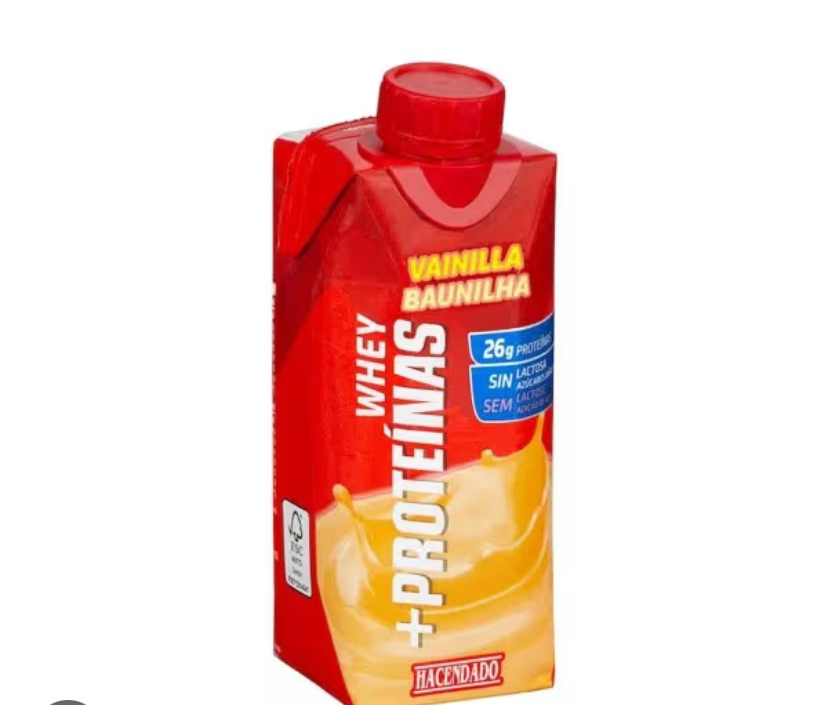 batido de proteínas vainilla