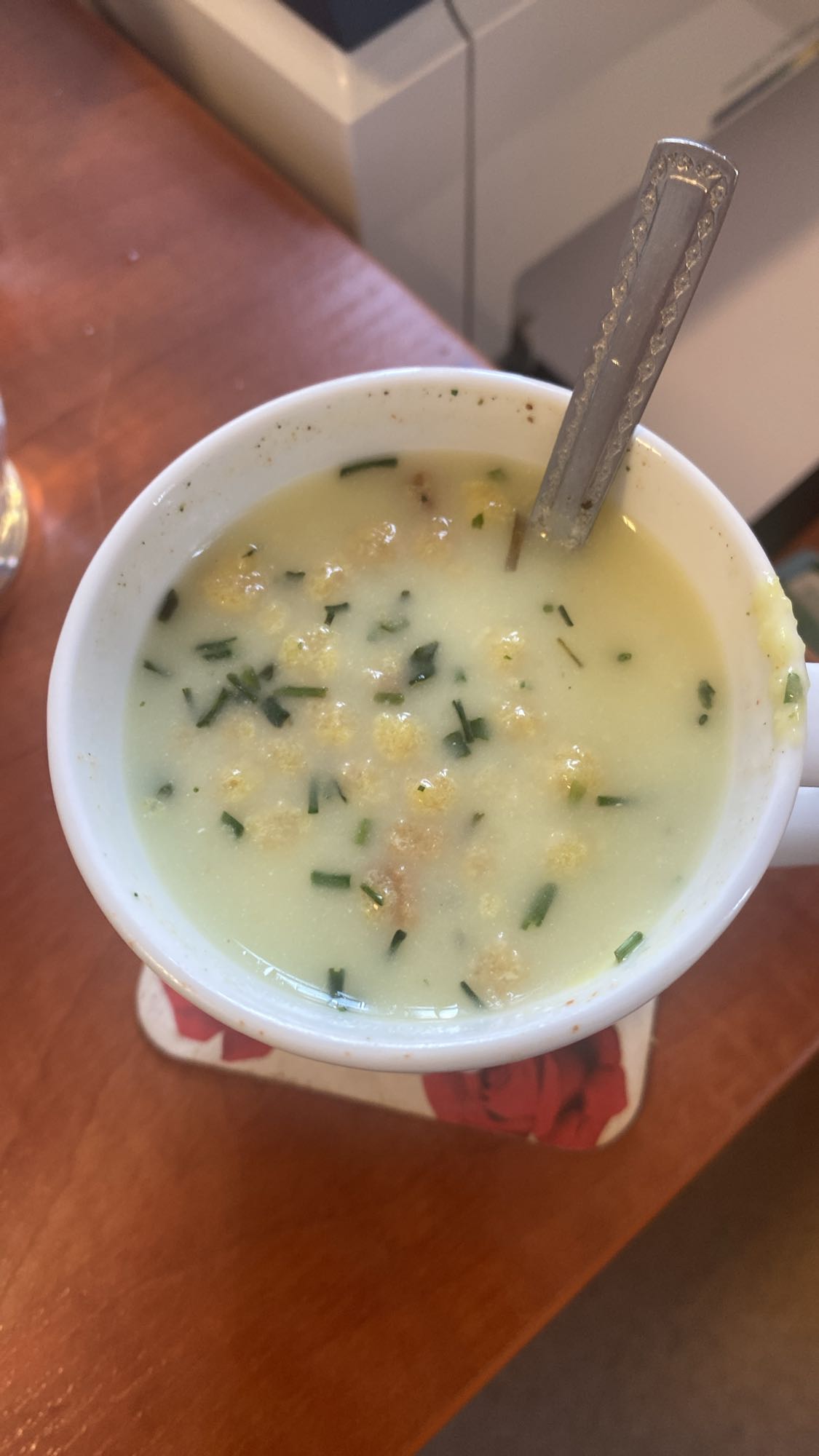 Zupa krem z grzankami