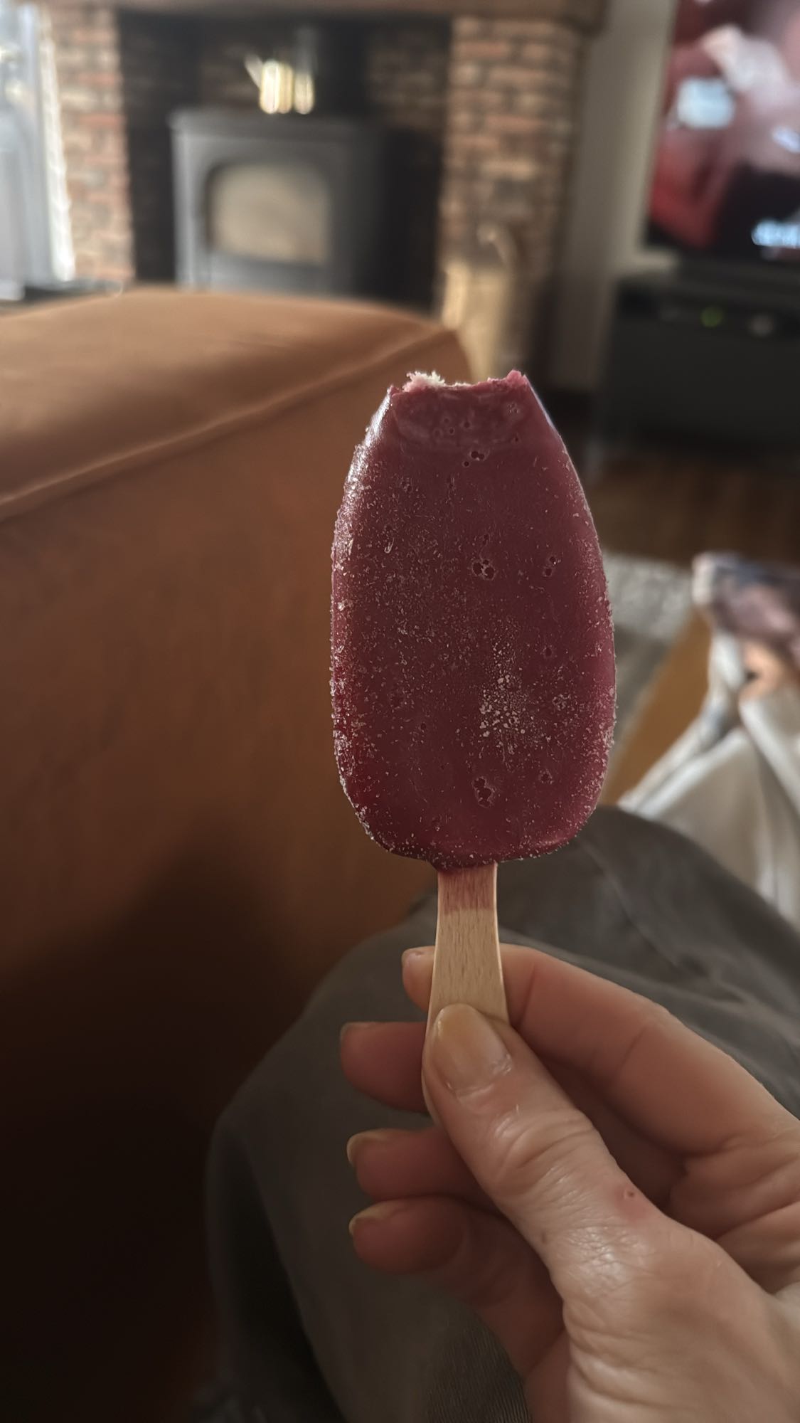 fruitijsje op stokje