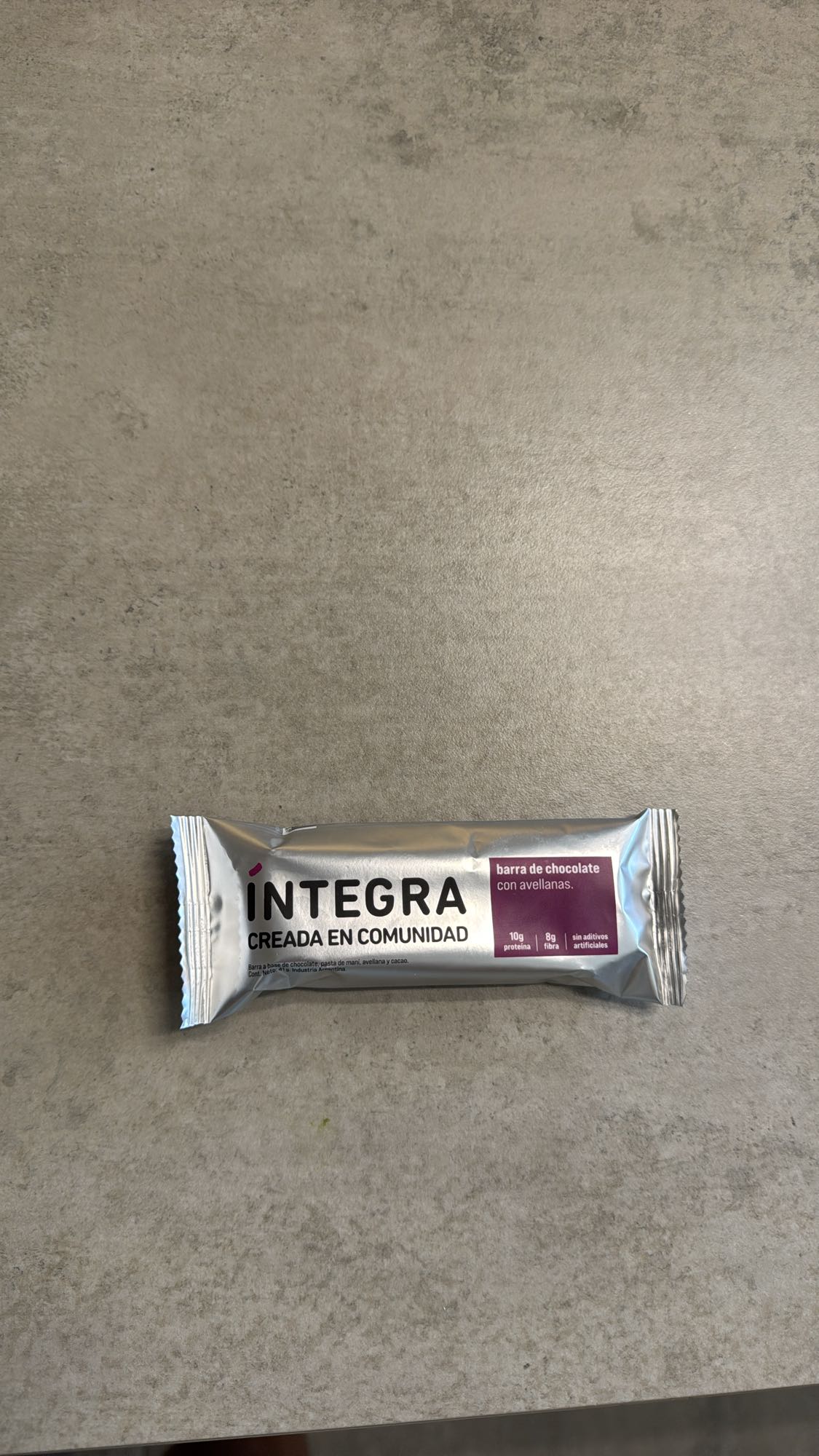 Barra chocolate avellanas