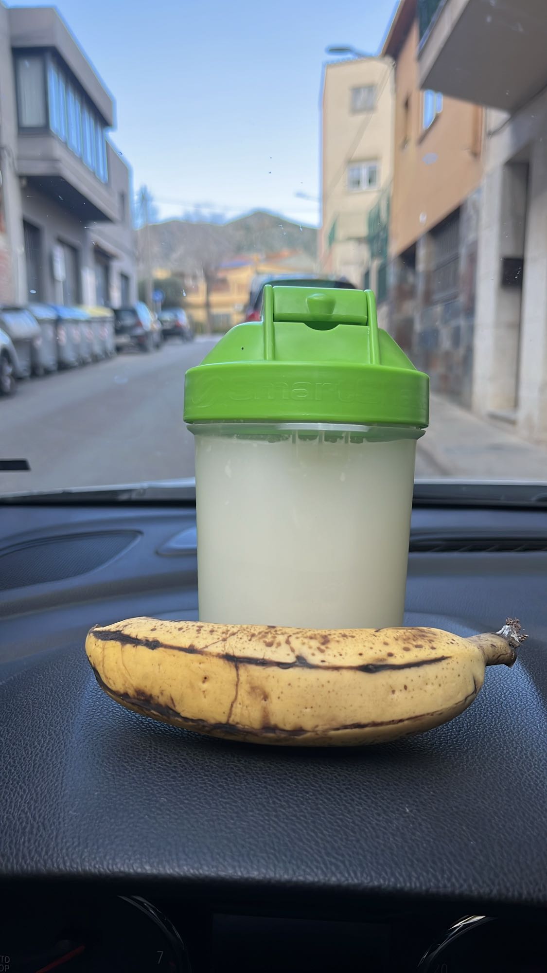 Batido y plátano