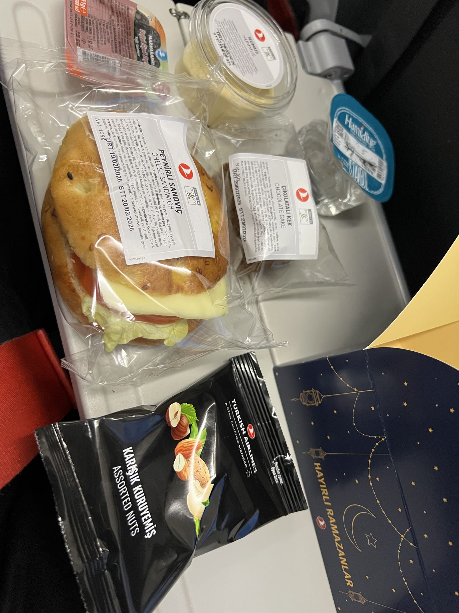 Airline Cheese Sandwich Meal