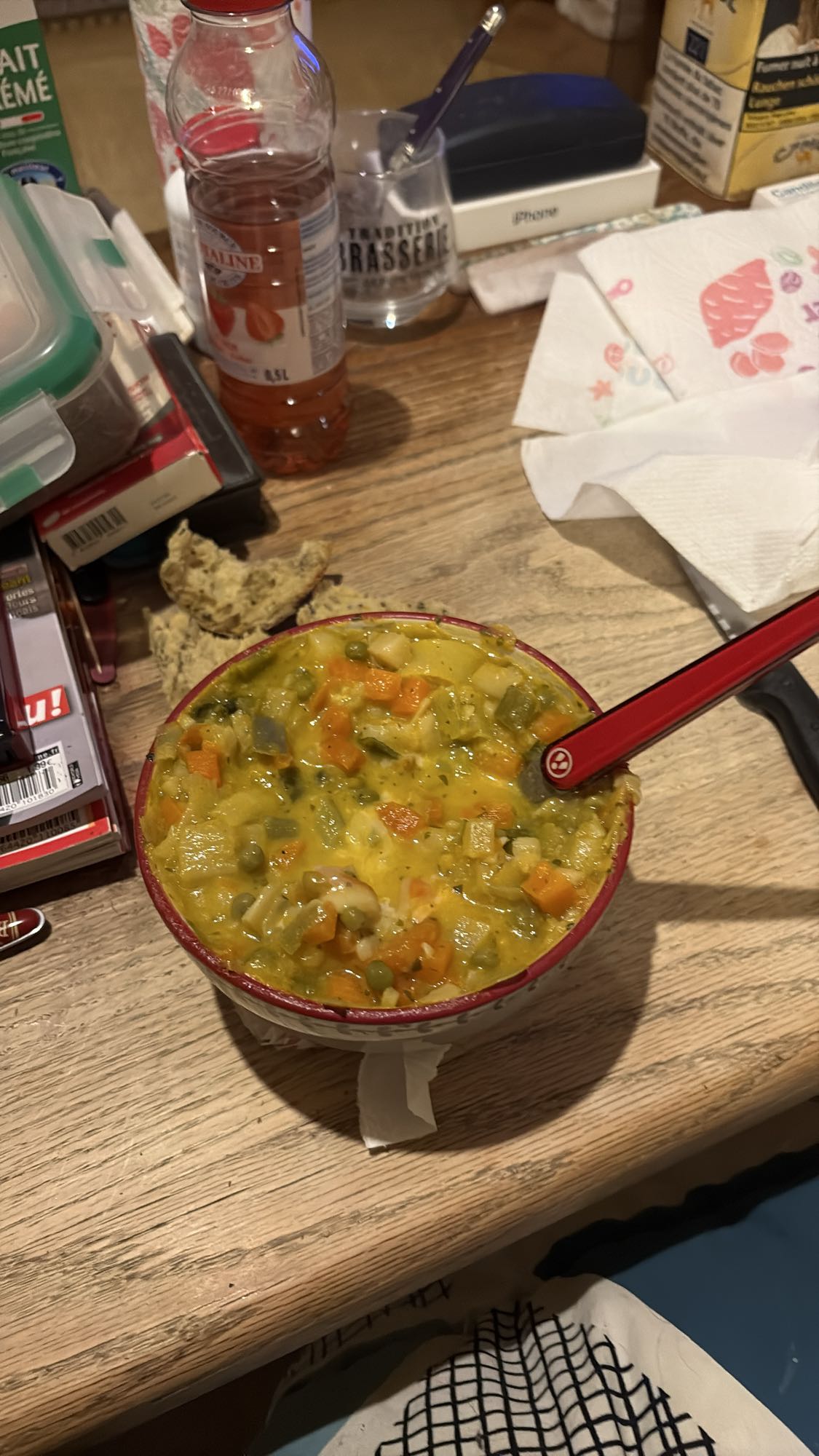 Soupe de légumes maison