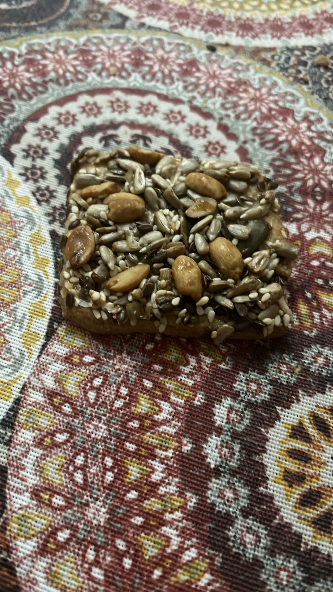 pan integral con semillas