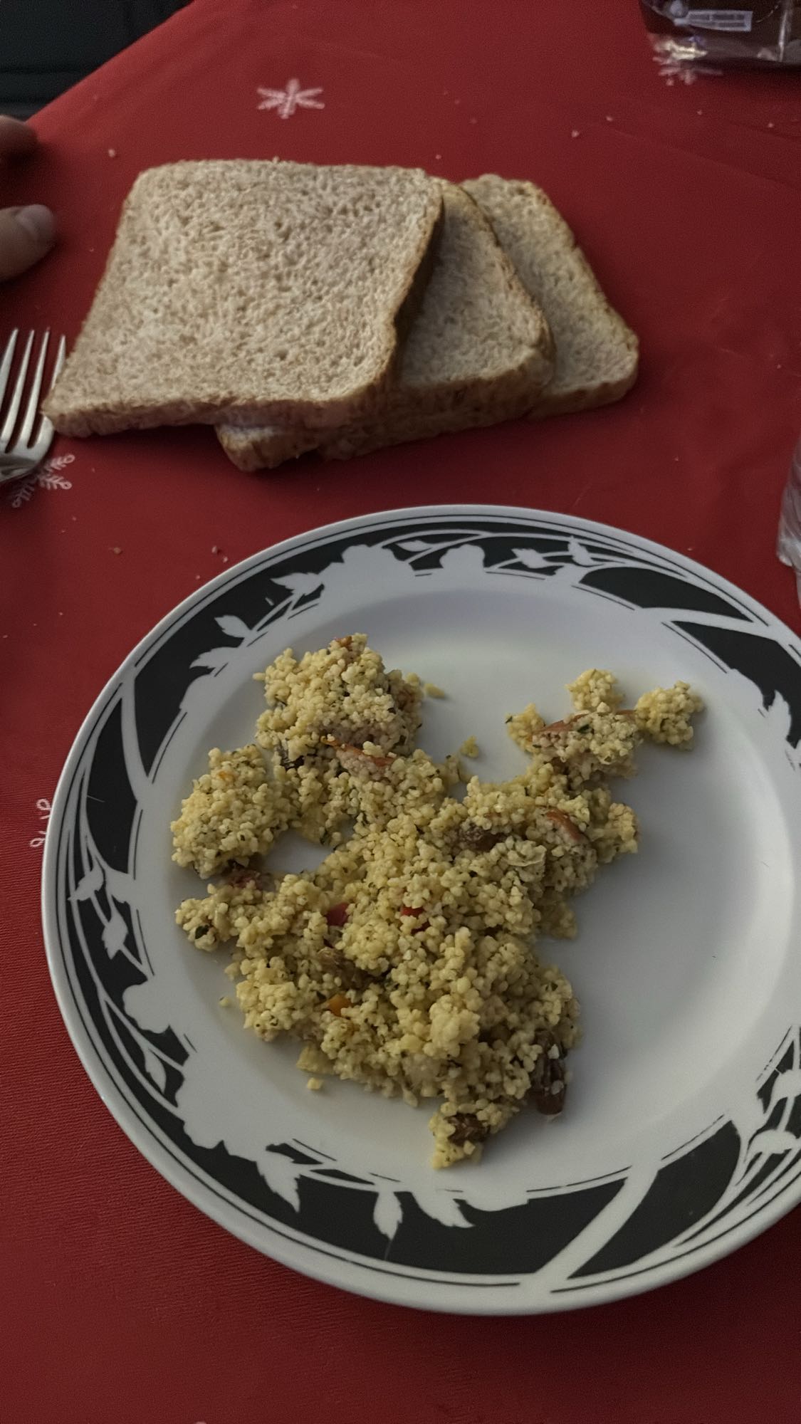 Pain complet et couscous
