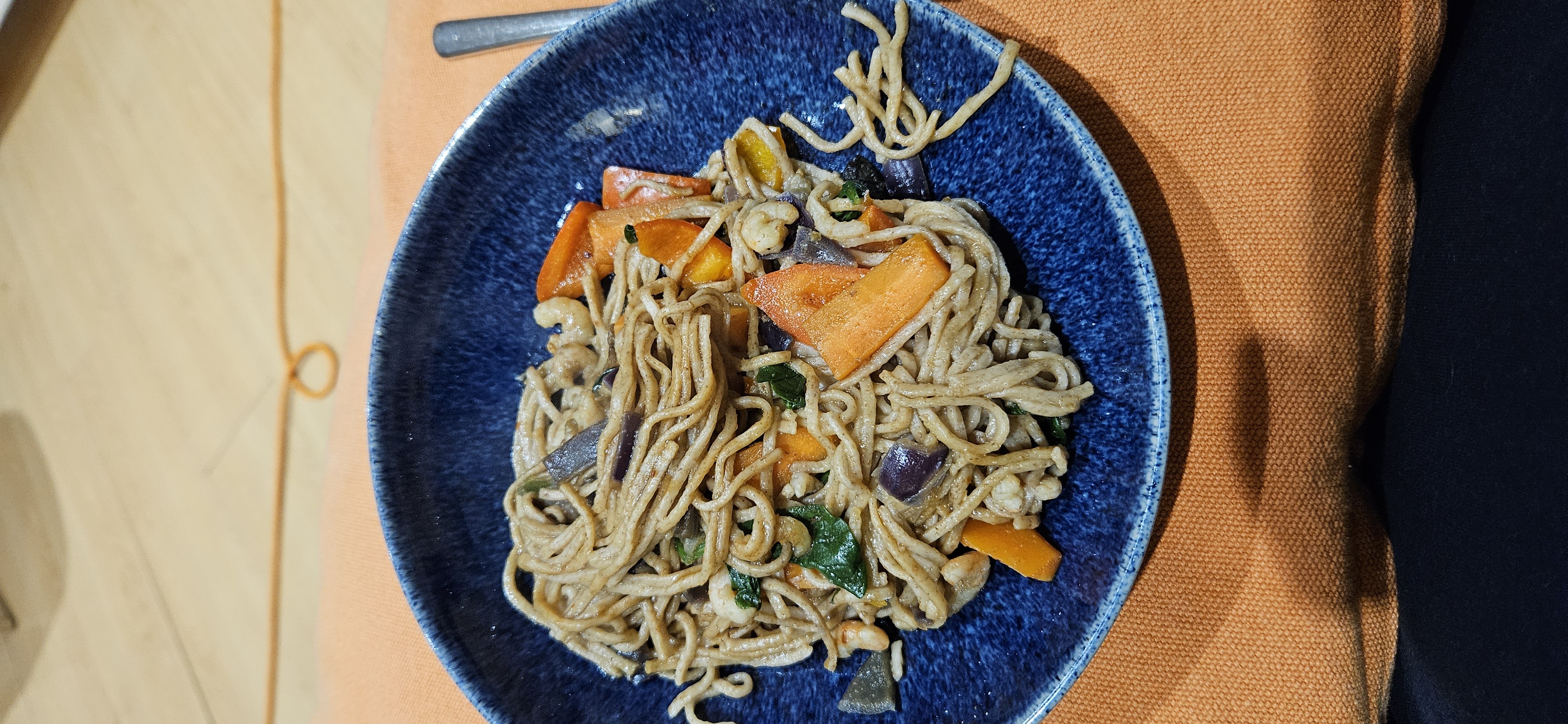 Shrimp Veggie Noodle Stir Fry