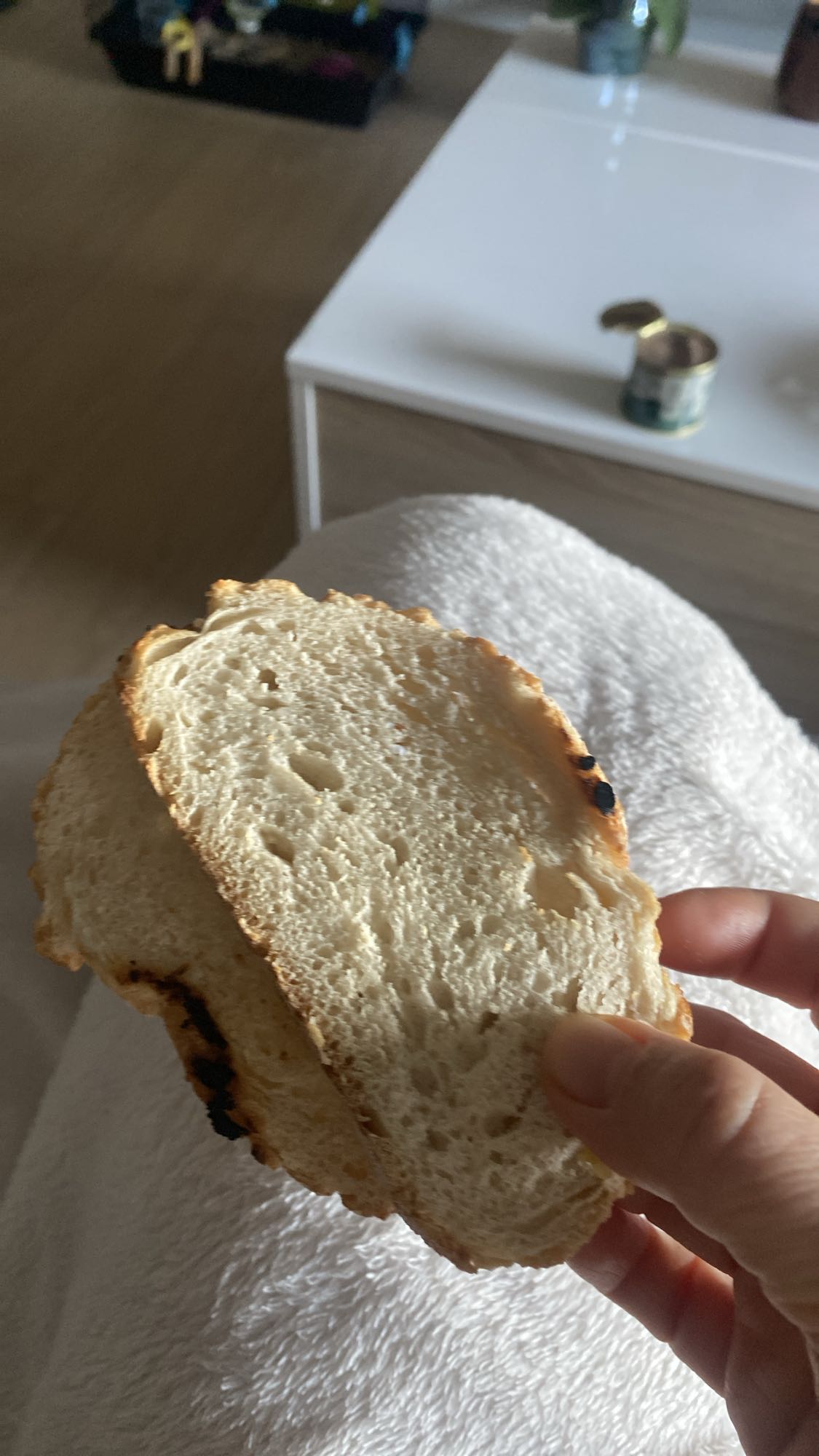 Felii de pâine albă