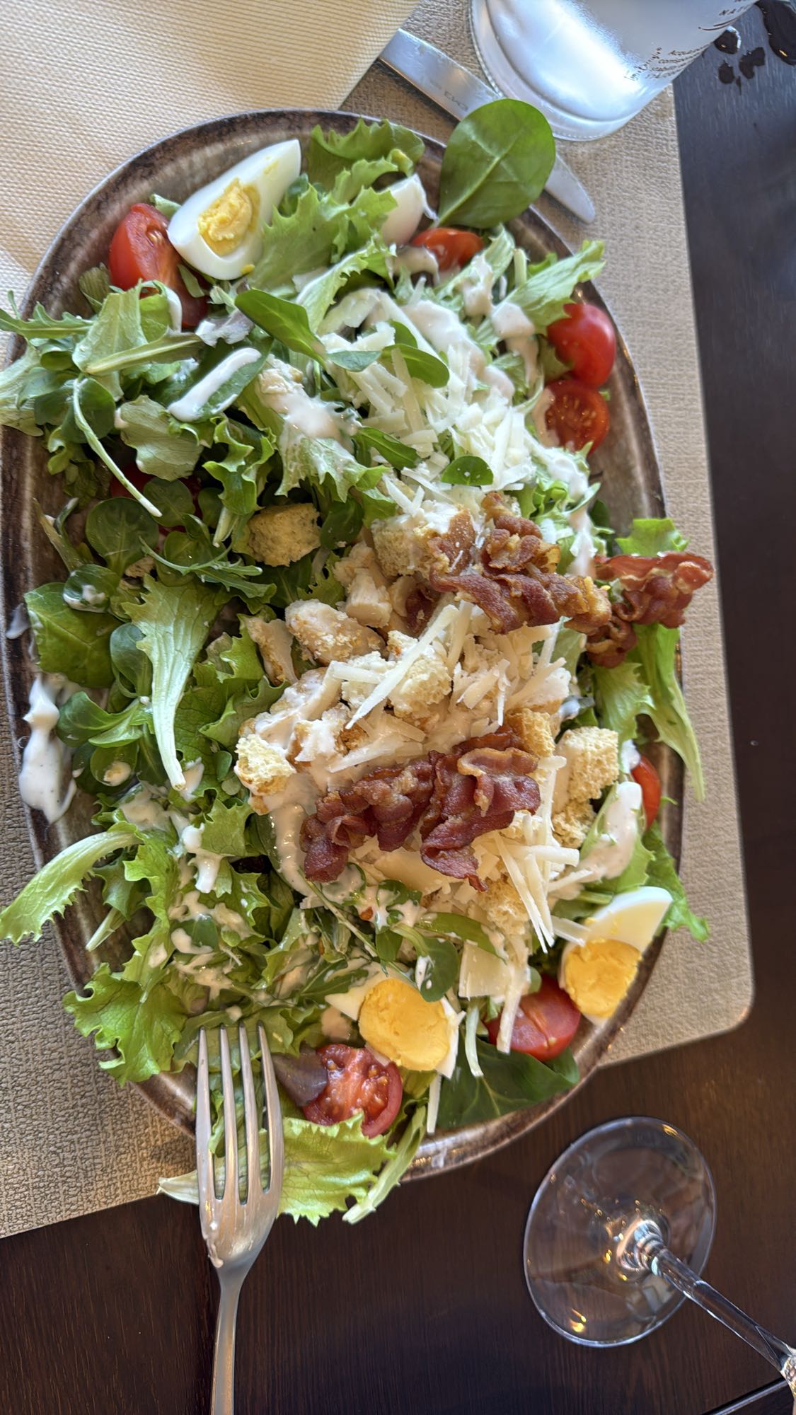 Caesar Salad with Bacon