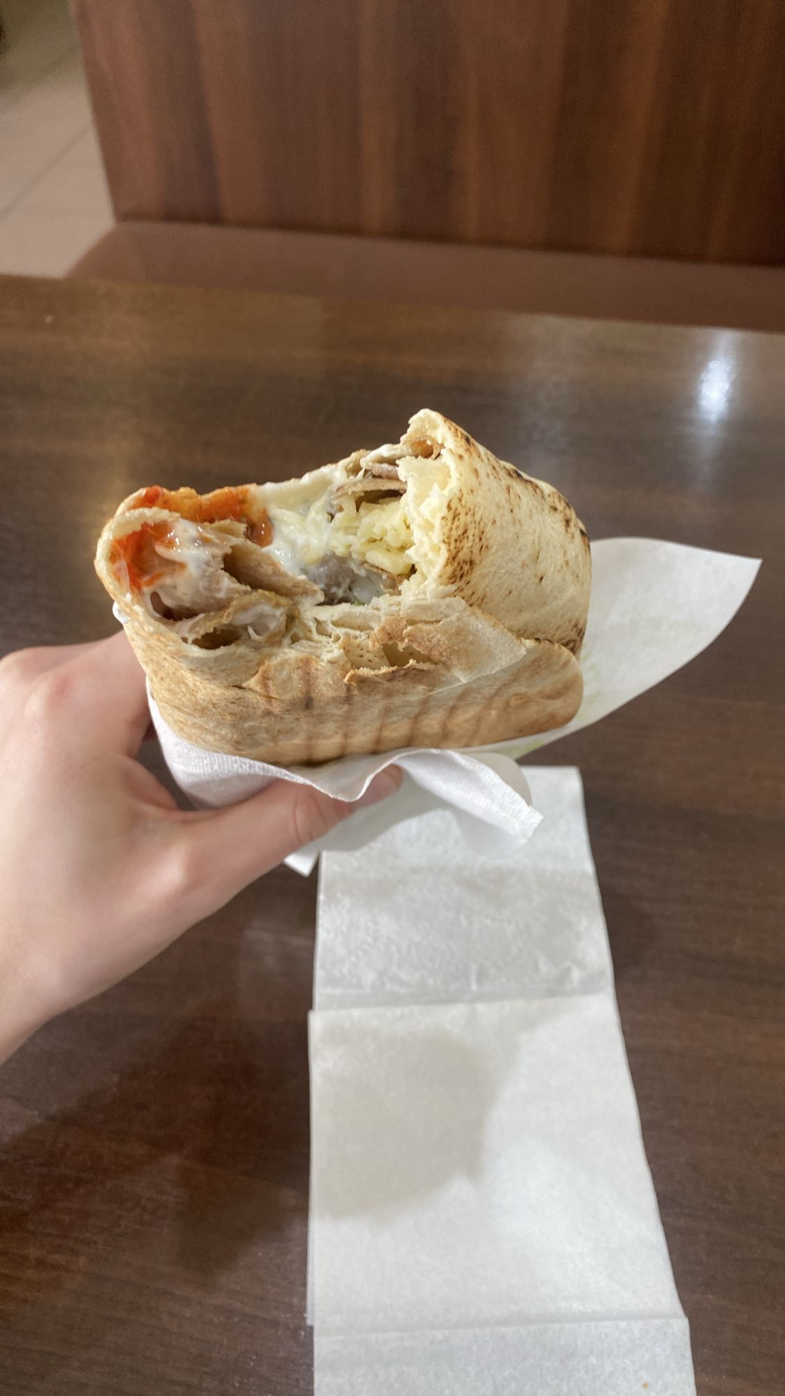 kebab w tortilli