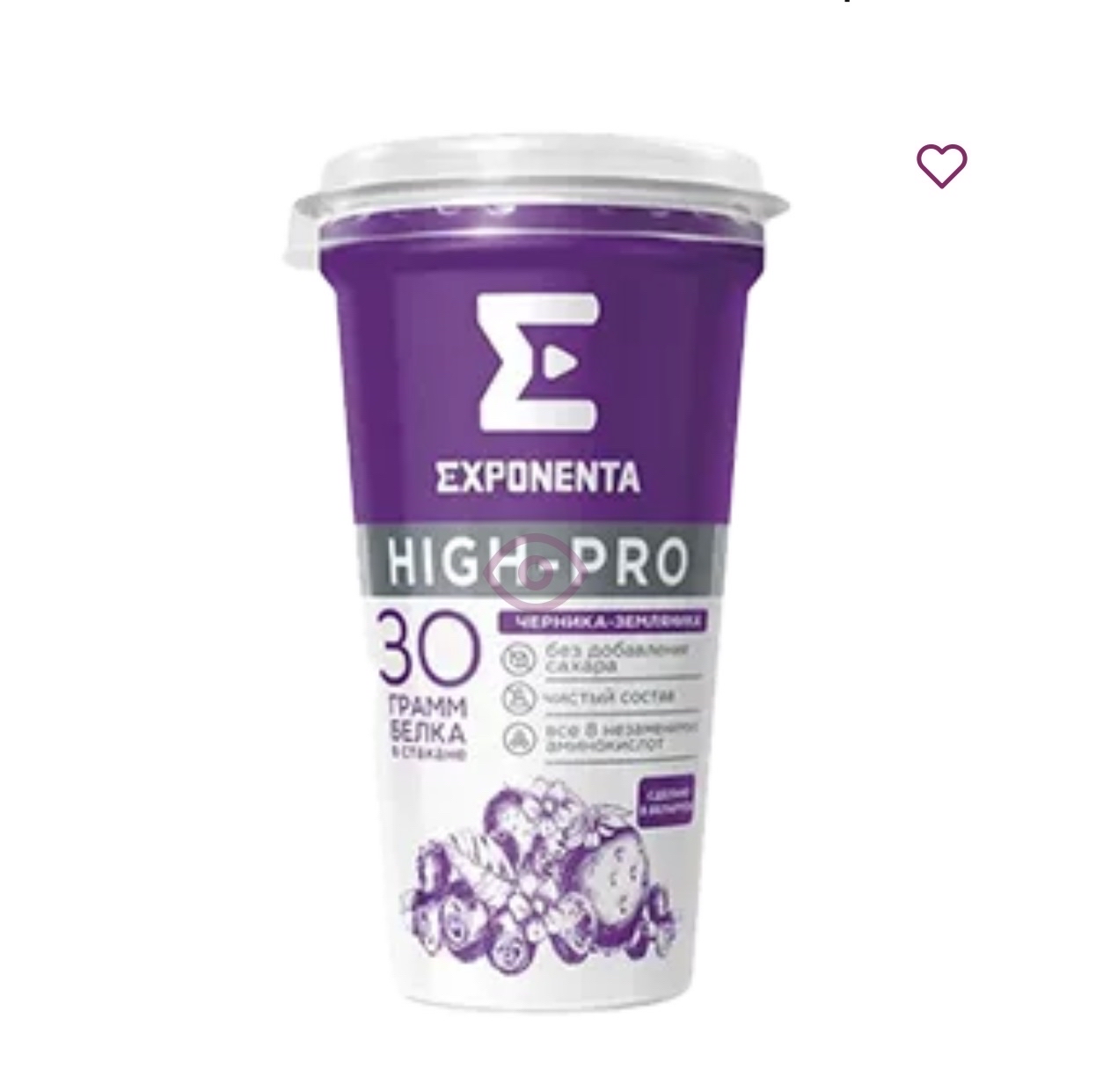 Протеиновый йогурт черника