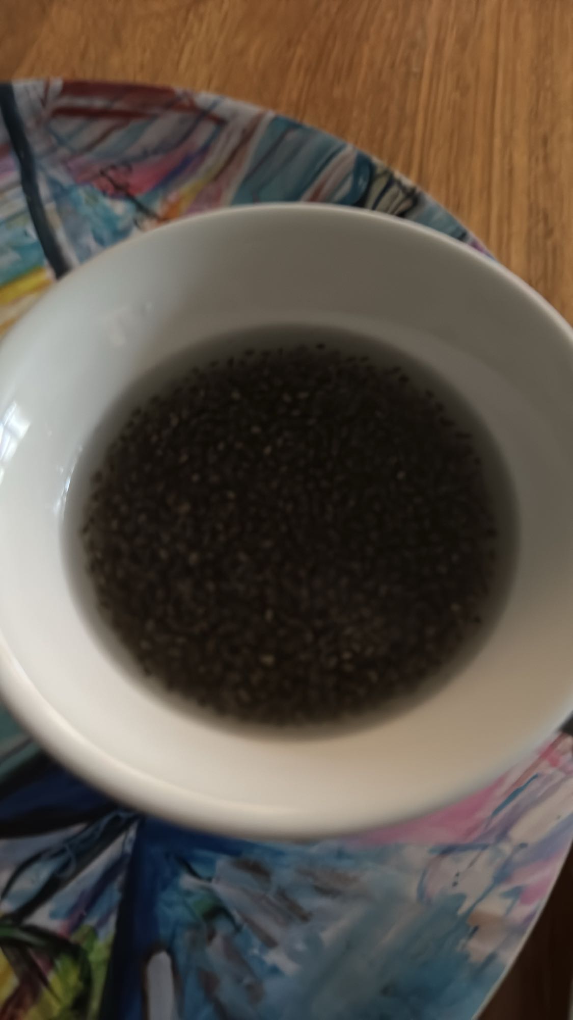 Chiapudding med vatten