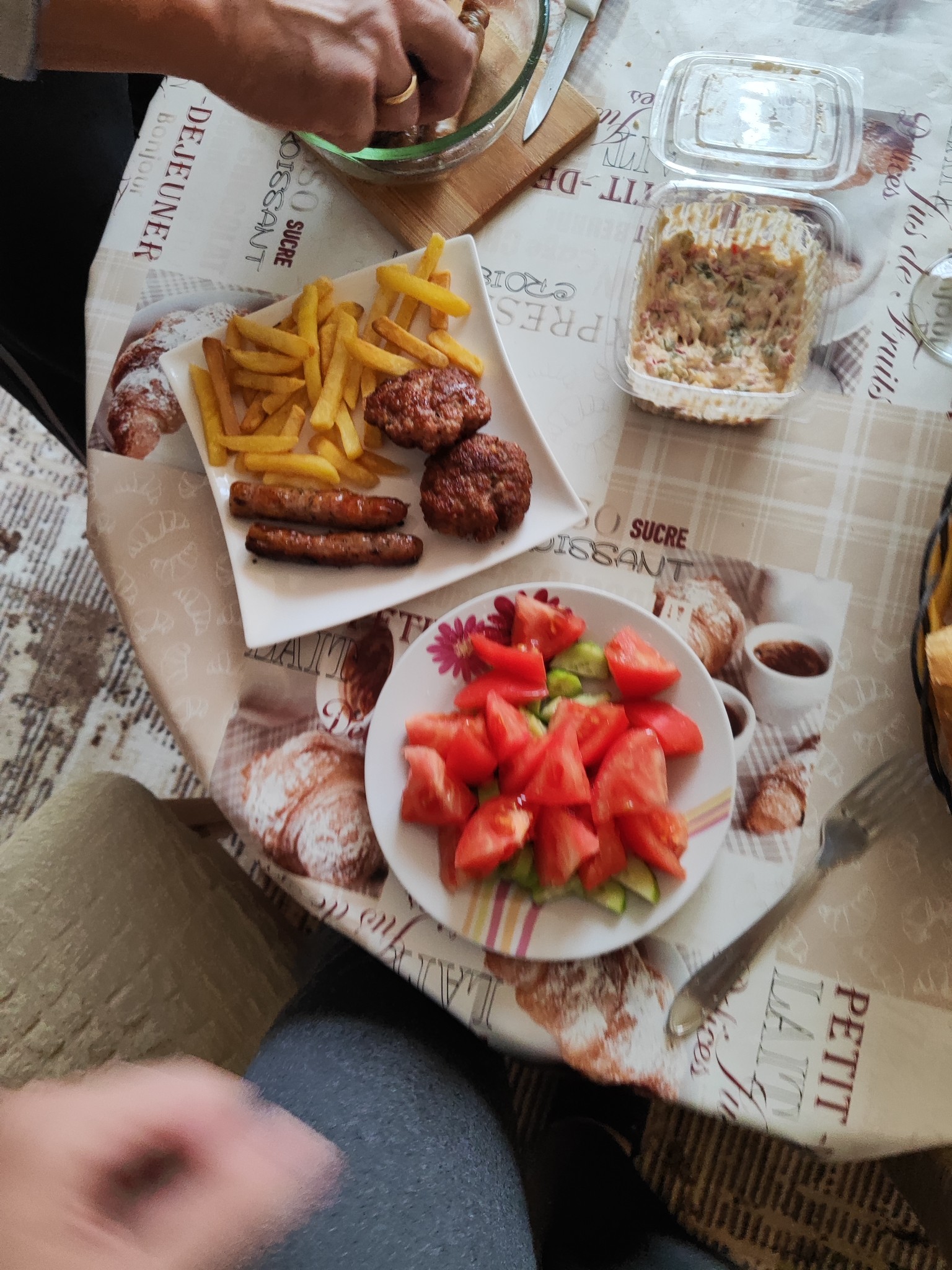 Mixed Plate with Salad