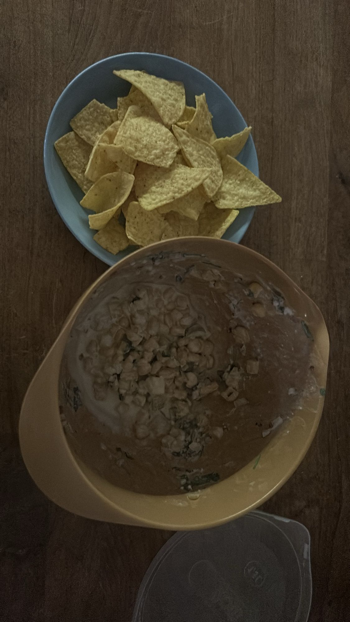 Nachochips med bönröra