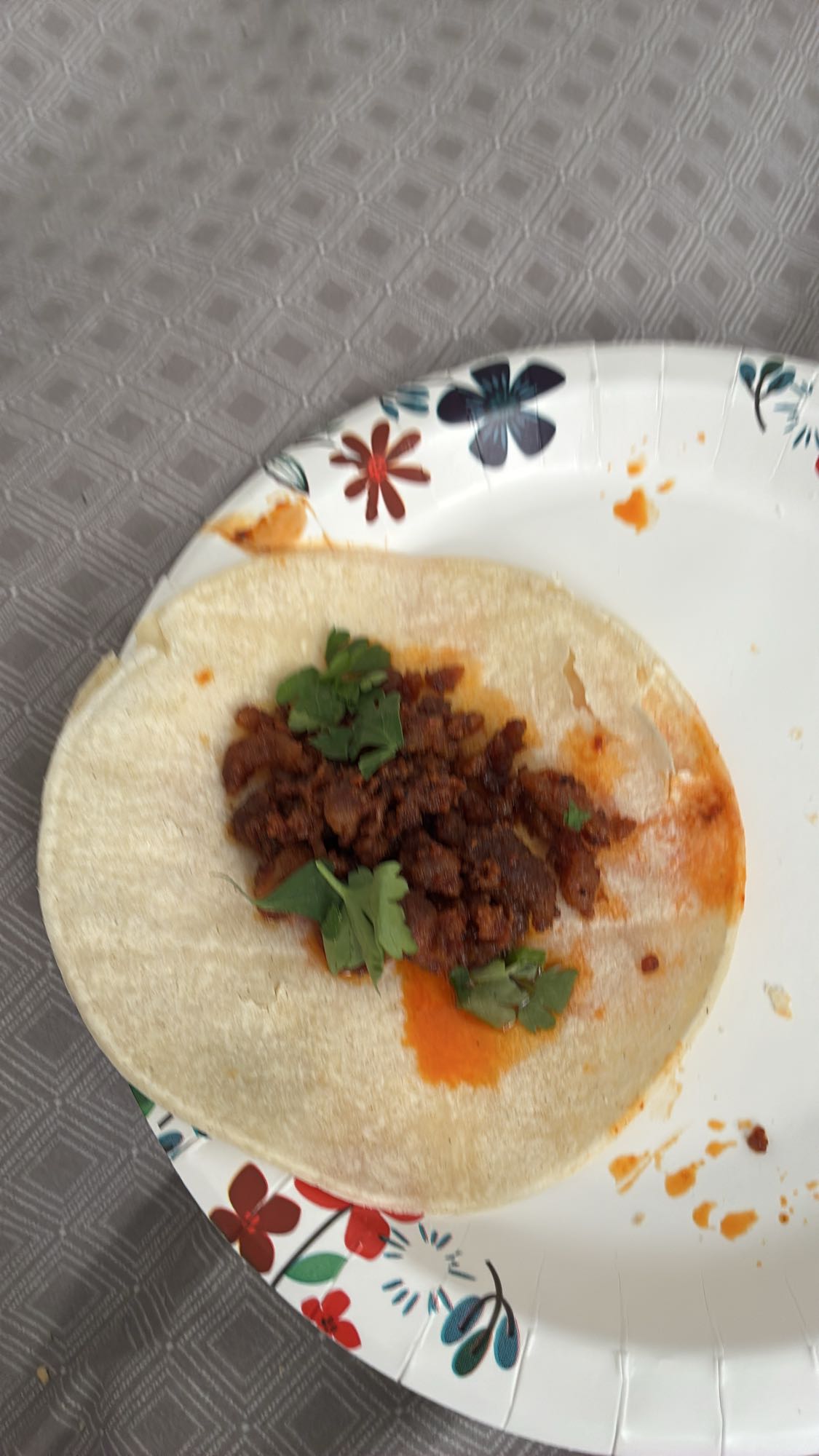 Chorizo street taco