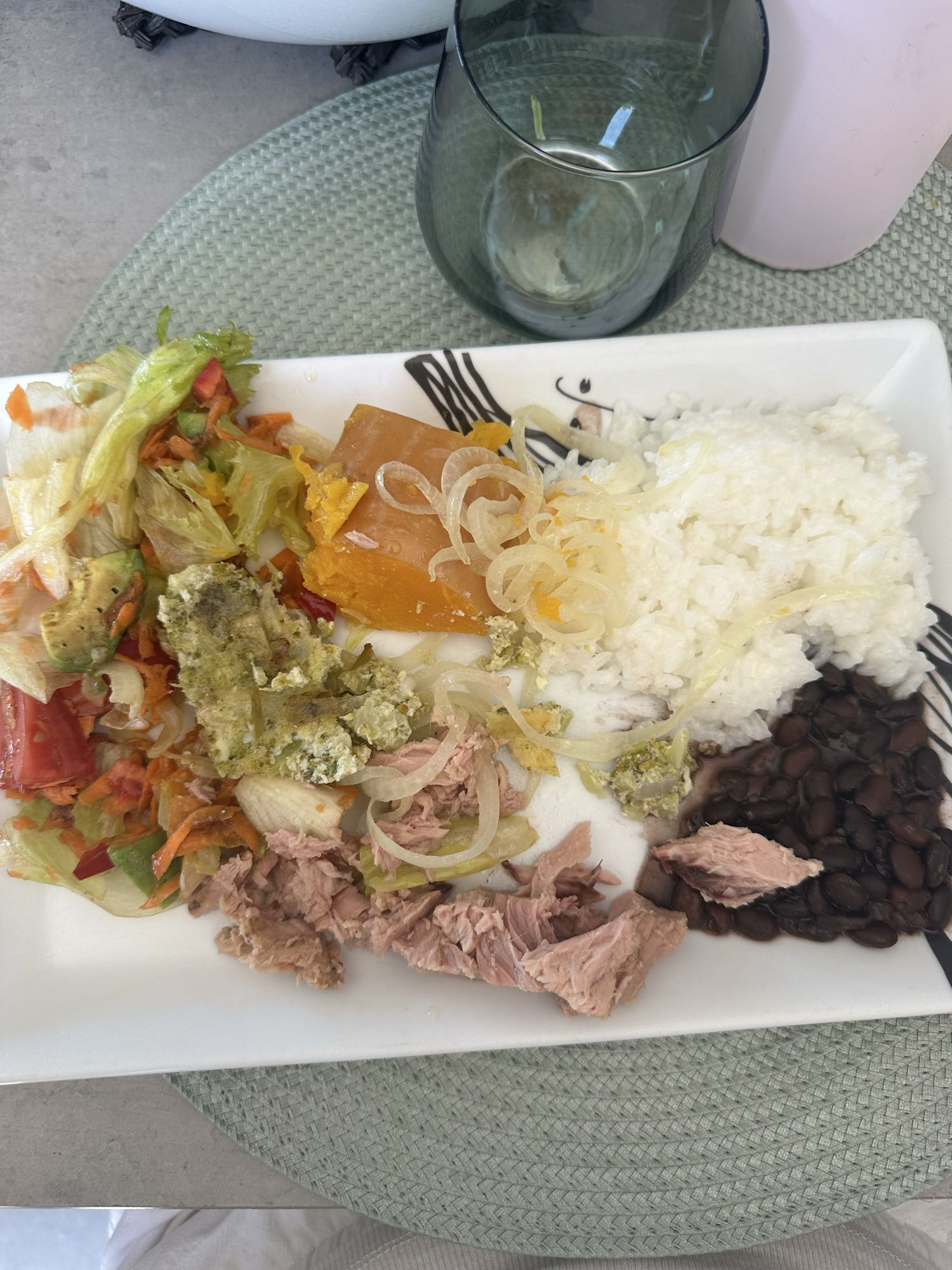 almuerzo variado saludable