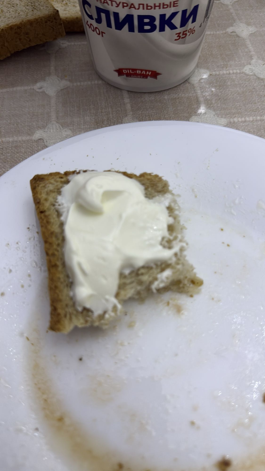 хлеб со сливками