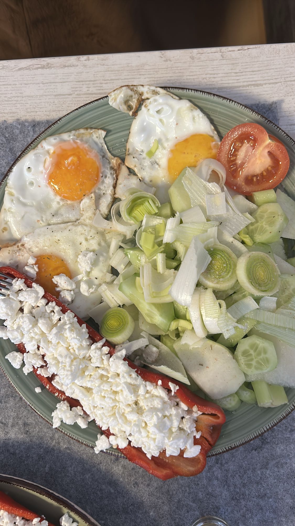 Desayuno saludable con huevos
