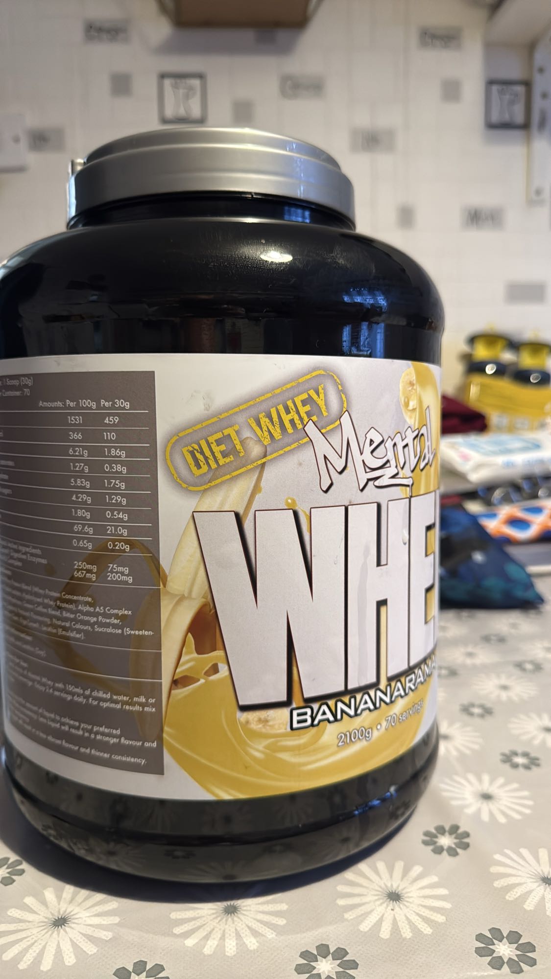 Banana Diet Whey Shake