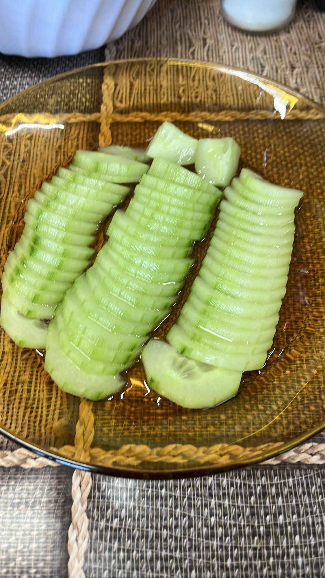 Нарязан краставица