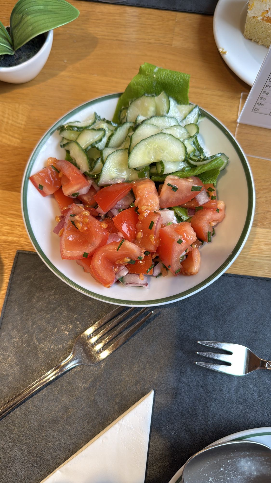 Tomaten-Gurken-Salat