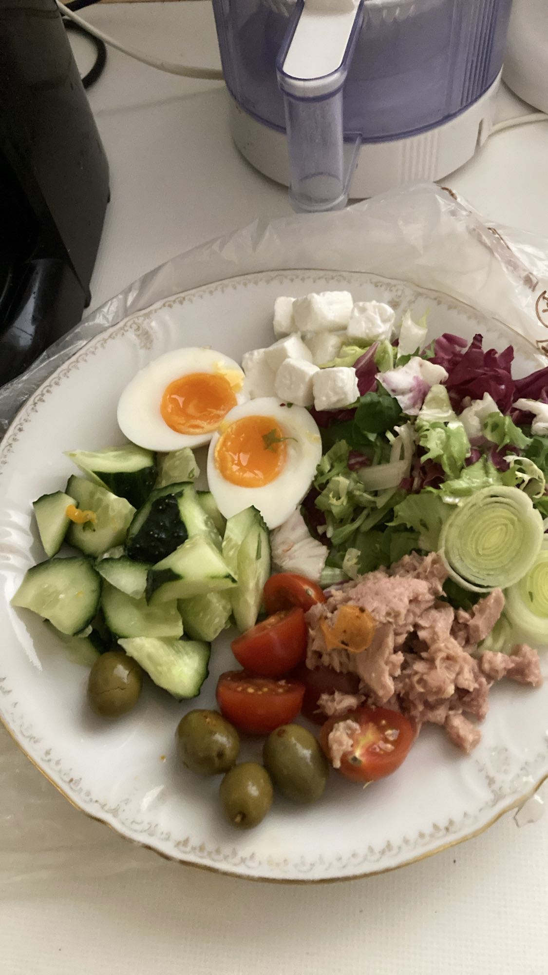 Tonfisksallad med ägg