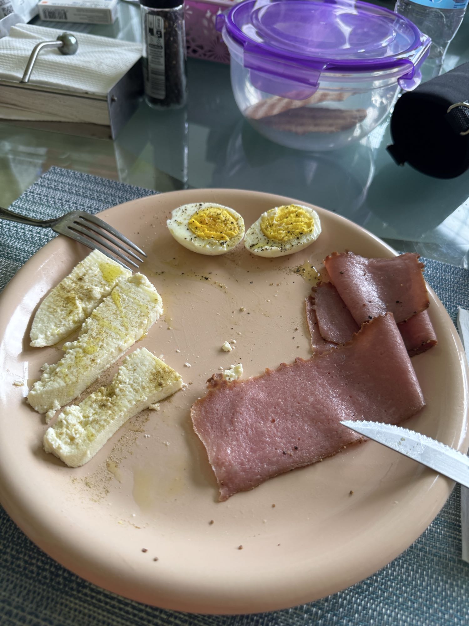 Desayuno proteico sencillo