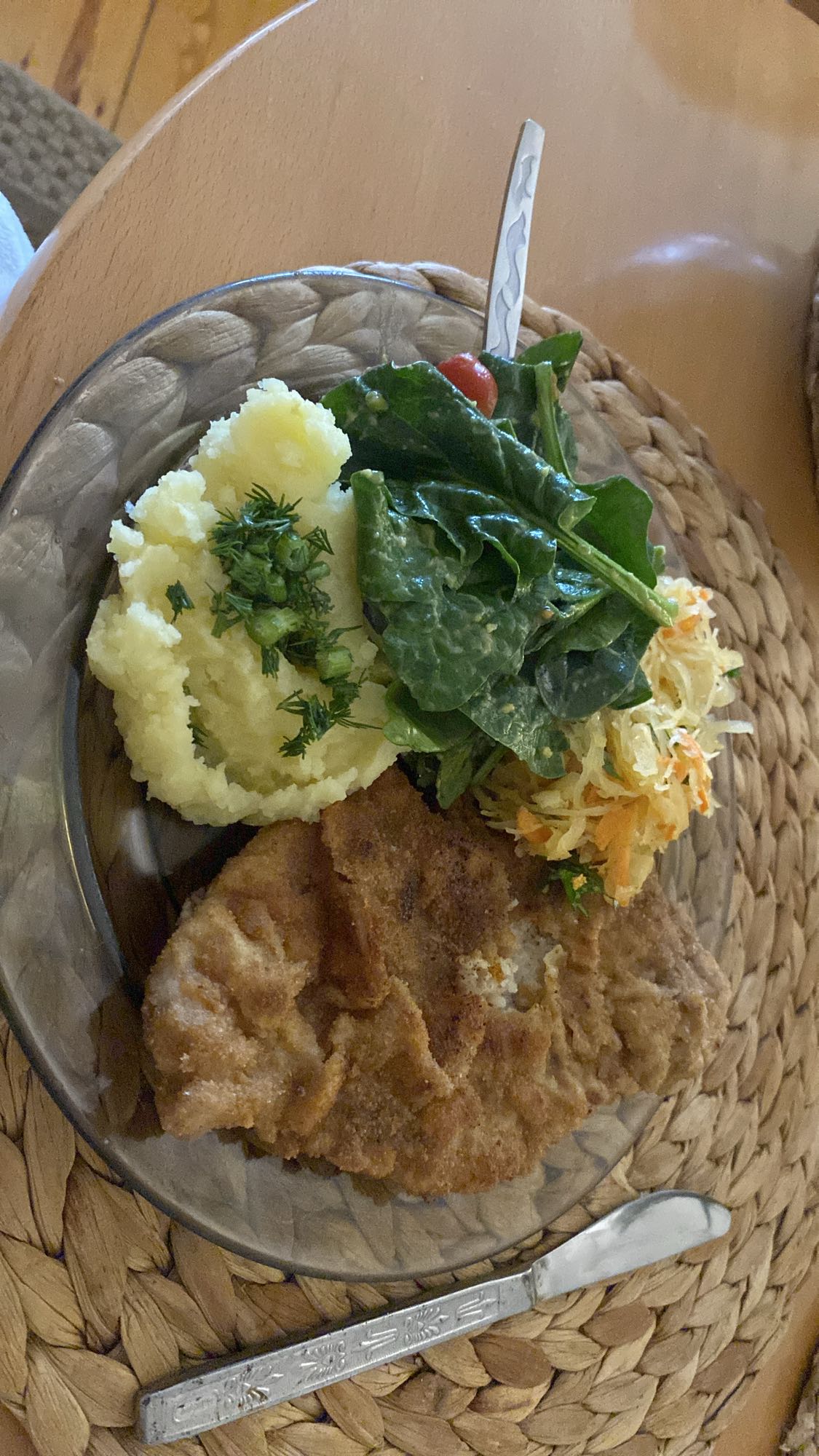 Kotlet schabowy z ziemniakami